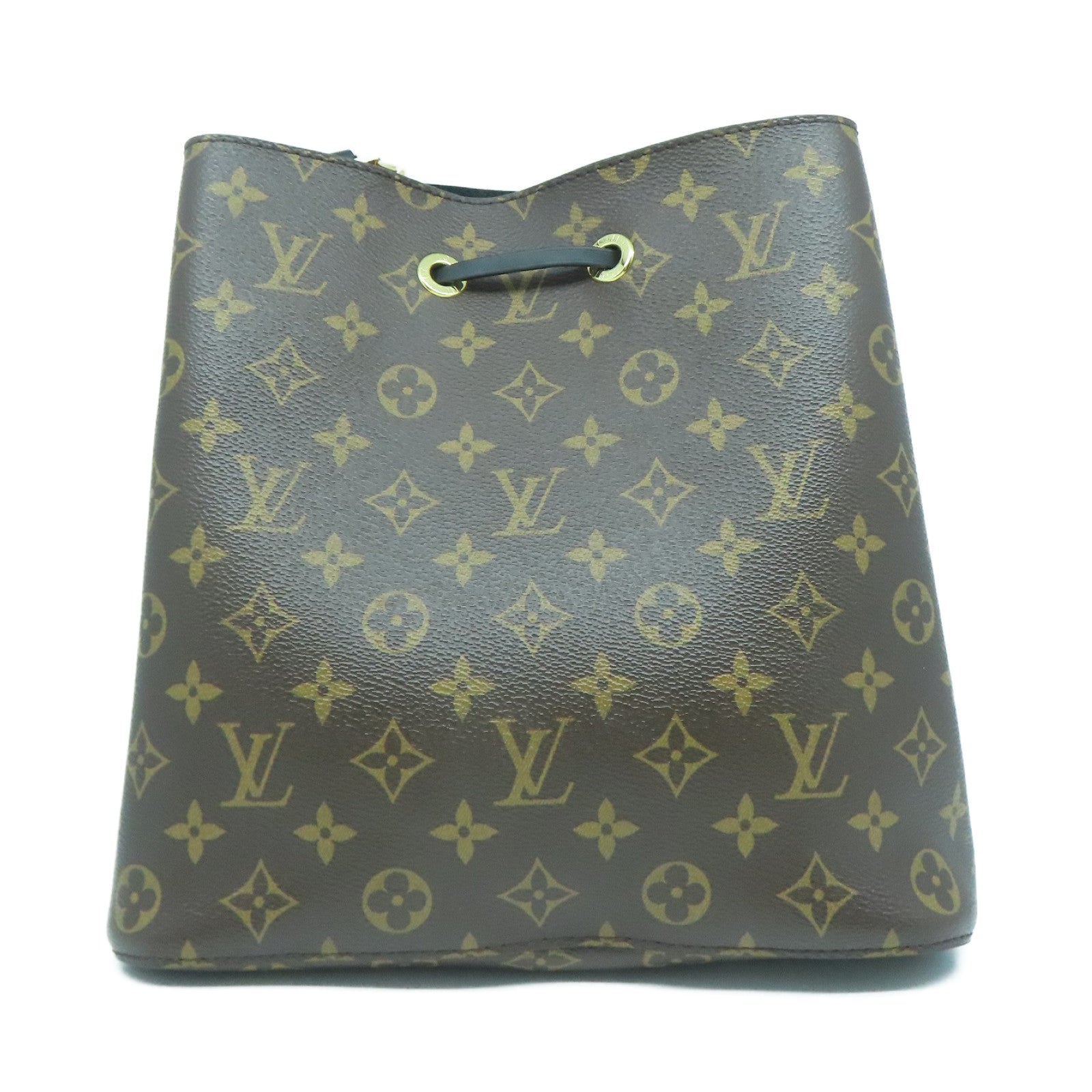 LOUIS VUITTON Monogram Neo Noe MM金扣肩背袋啡色