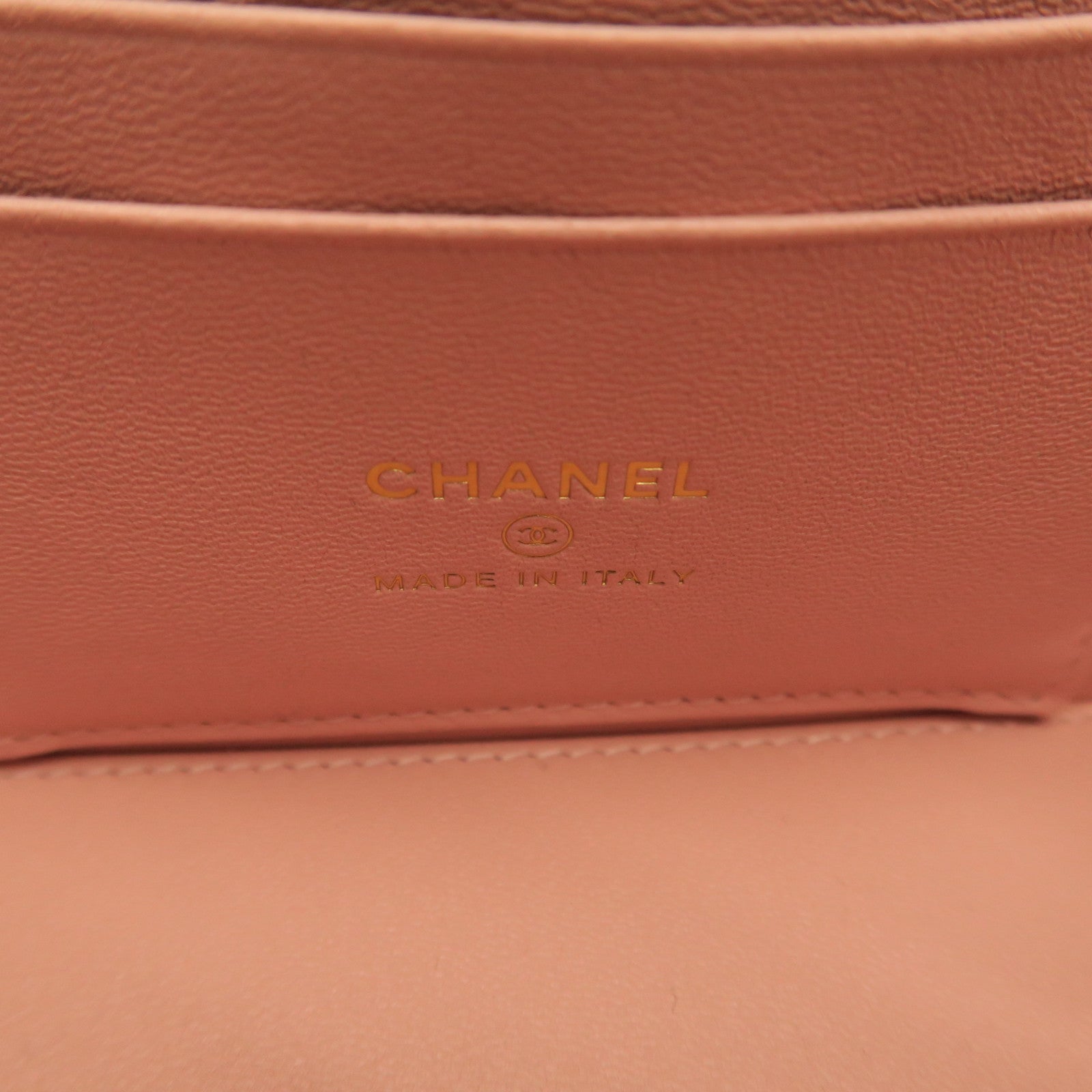 CHANEL Diamond Sheepskin Leather Vanity Case Gold Buckle Shoulder Bag Pink