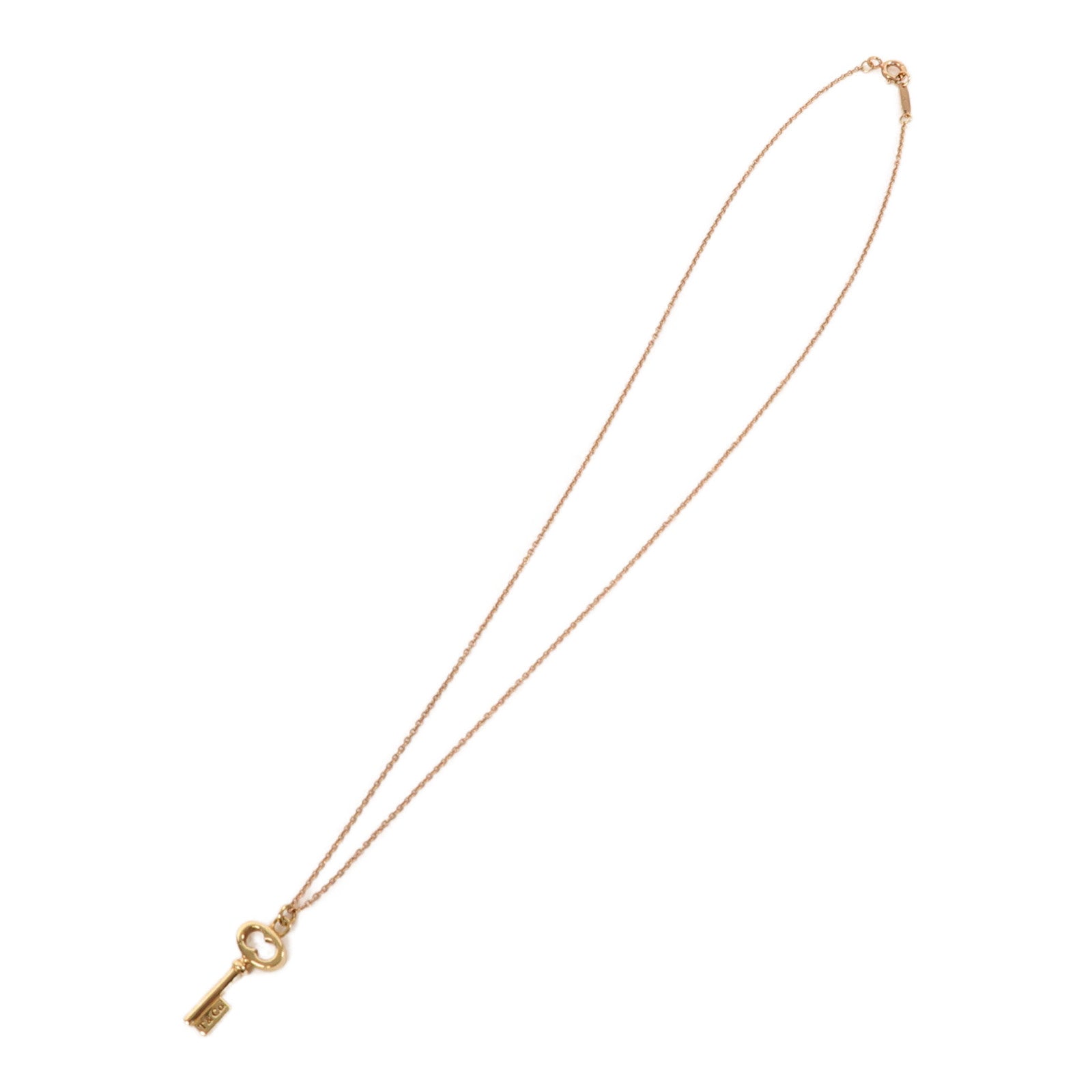 TIFFANY＆CO 18K黃金Key Necklace項鍊