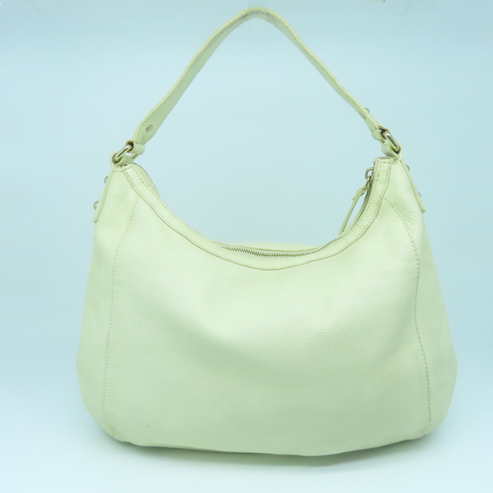 Kate Spade 牛皮皮革Shoulder Bag金扣肩背袋白色