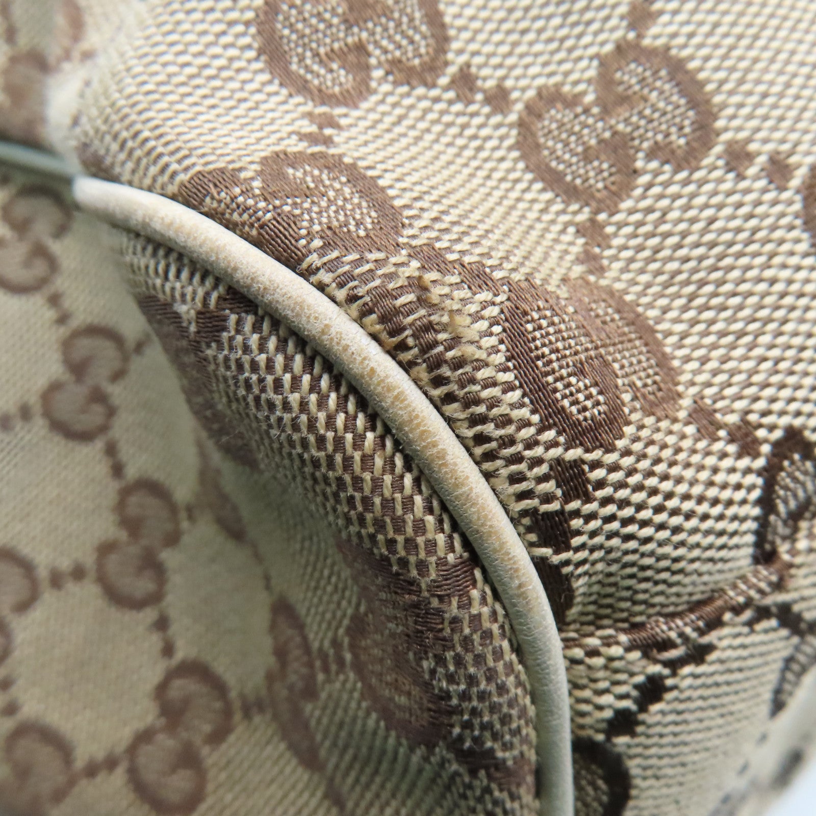 GUCCI GG帆布Tote Bag手挽袋啡色/米白色
