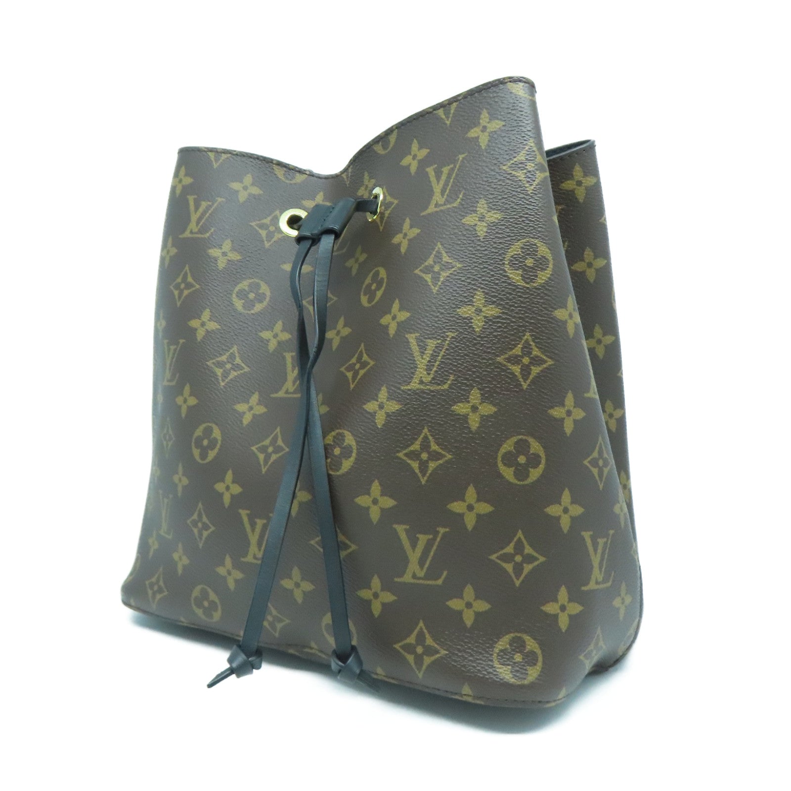 LOUIS VUITTON Monogram Neo Noe MM金扣肩背袋啡色