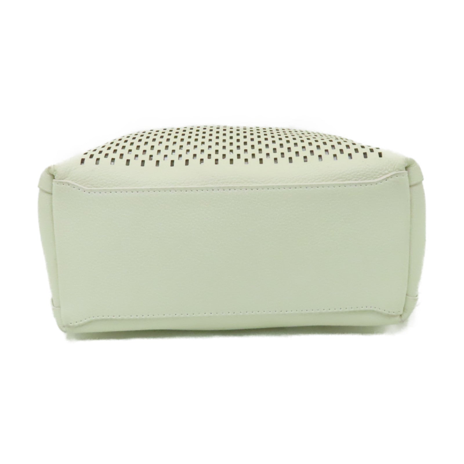 Furla 牛皮皮革Shoulder Bag金扣手挽肩背兩用袋白色