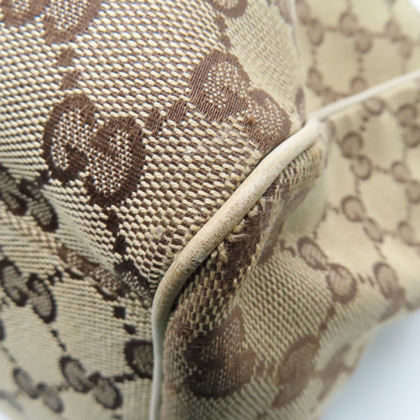 GUCCI GG帆布Tote Bag手挽袋啡色/米白色