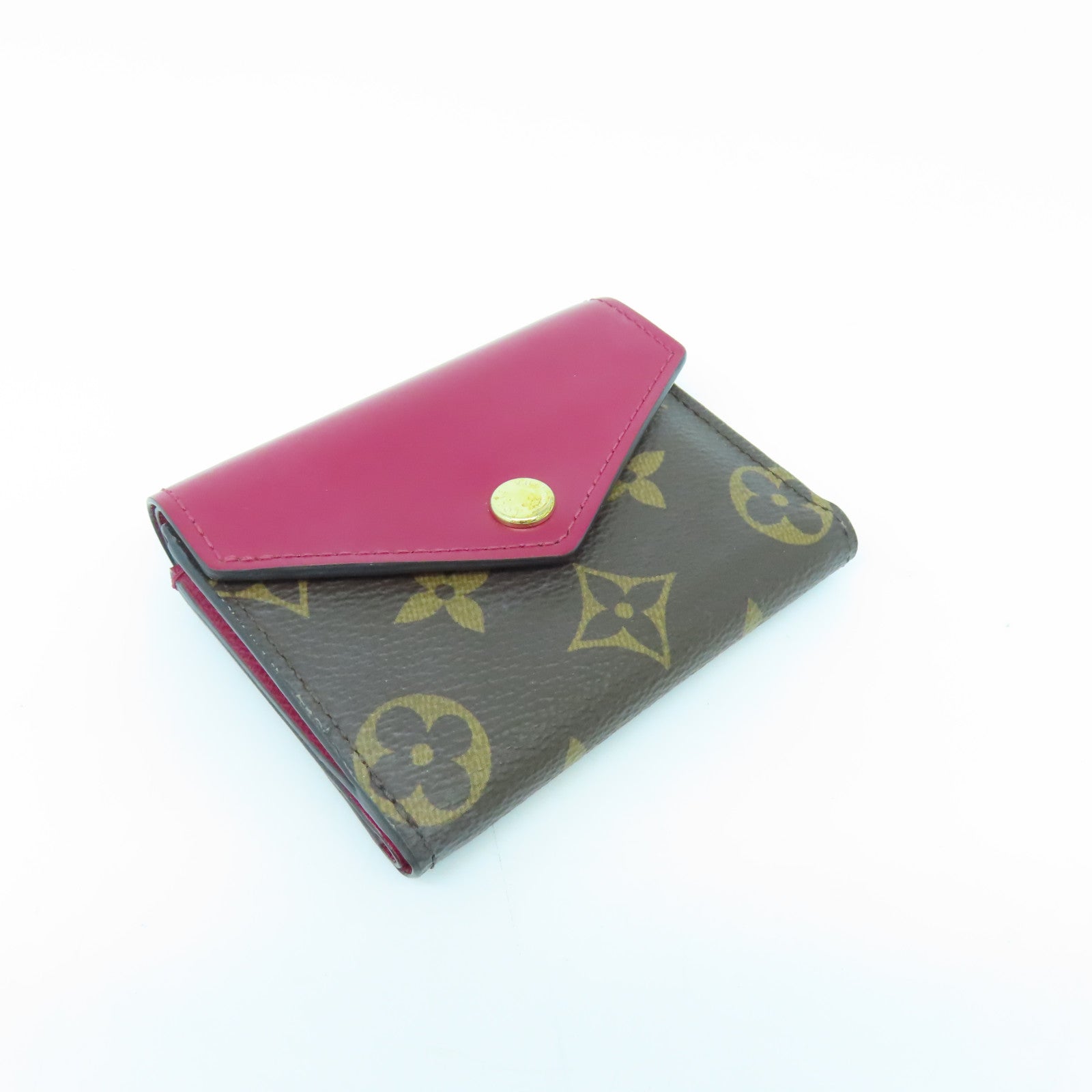 LOUIS VUITTON Monogram Wallet金扣錢包啡色