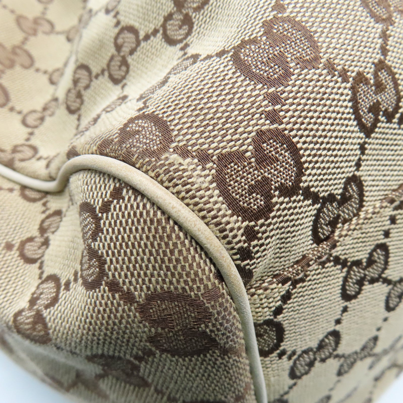GUCCI GG帆布Tote Bag手挽袋啡色/米白色