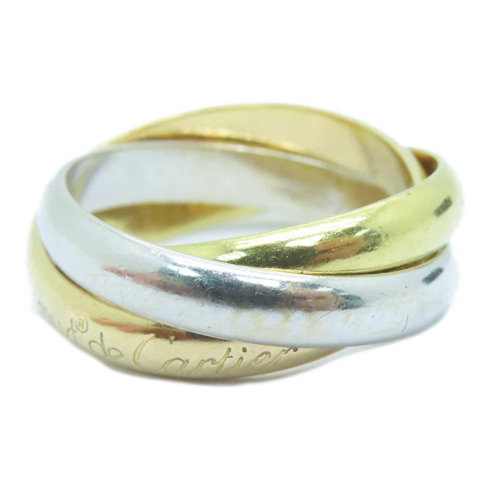 CARTIER 【激減優惠】18K黃金/玫瑰金/白金Trinity戒指Cartier#53