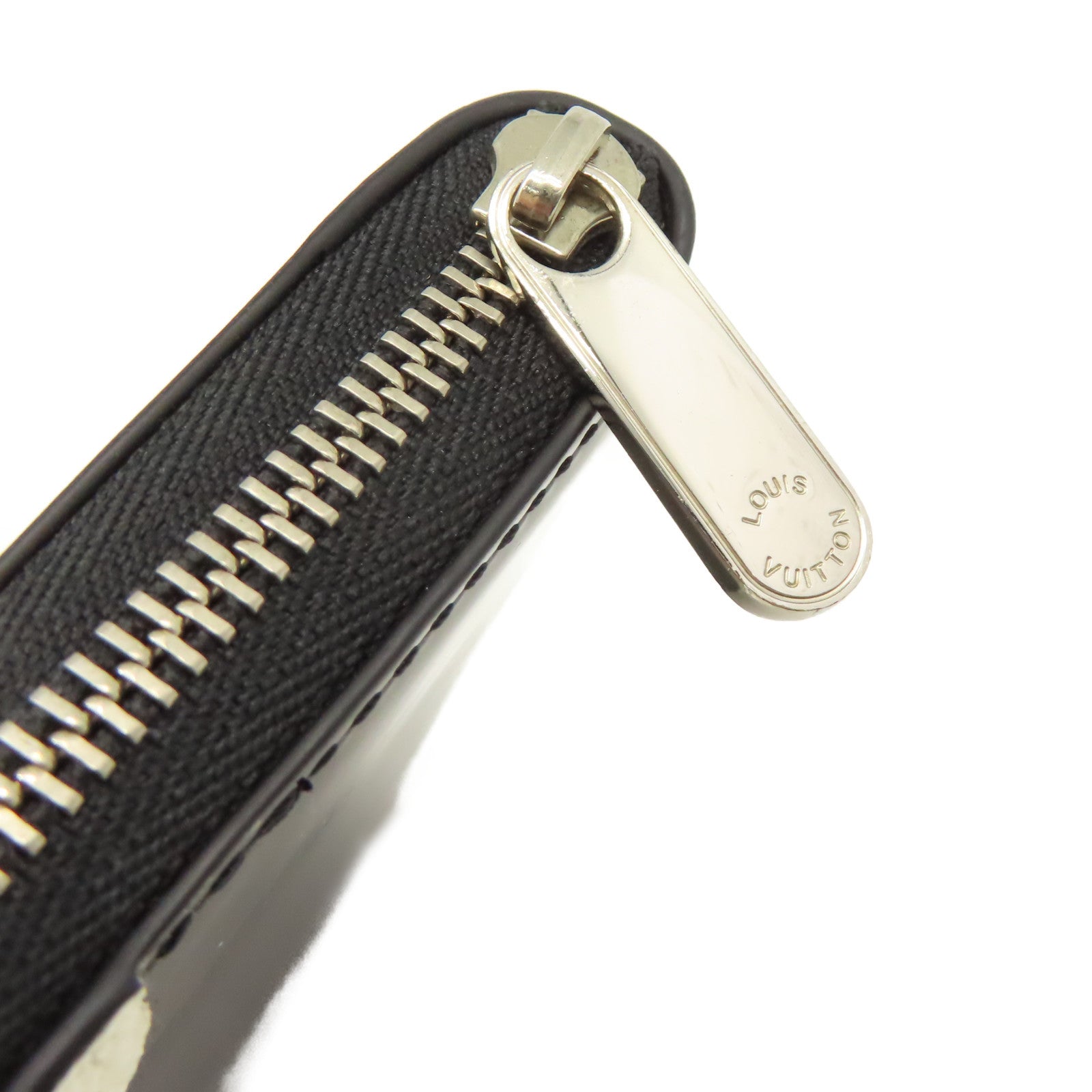 LOUIS VUITTON 漆皮皮革Card Coin Case銀扣零錢卡套黑色