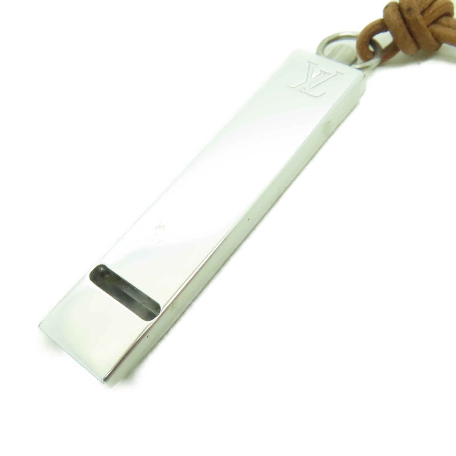 LOUIS VUITTON 金屬Cup 2000 Limited Whistle Necklace項鍊銀色