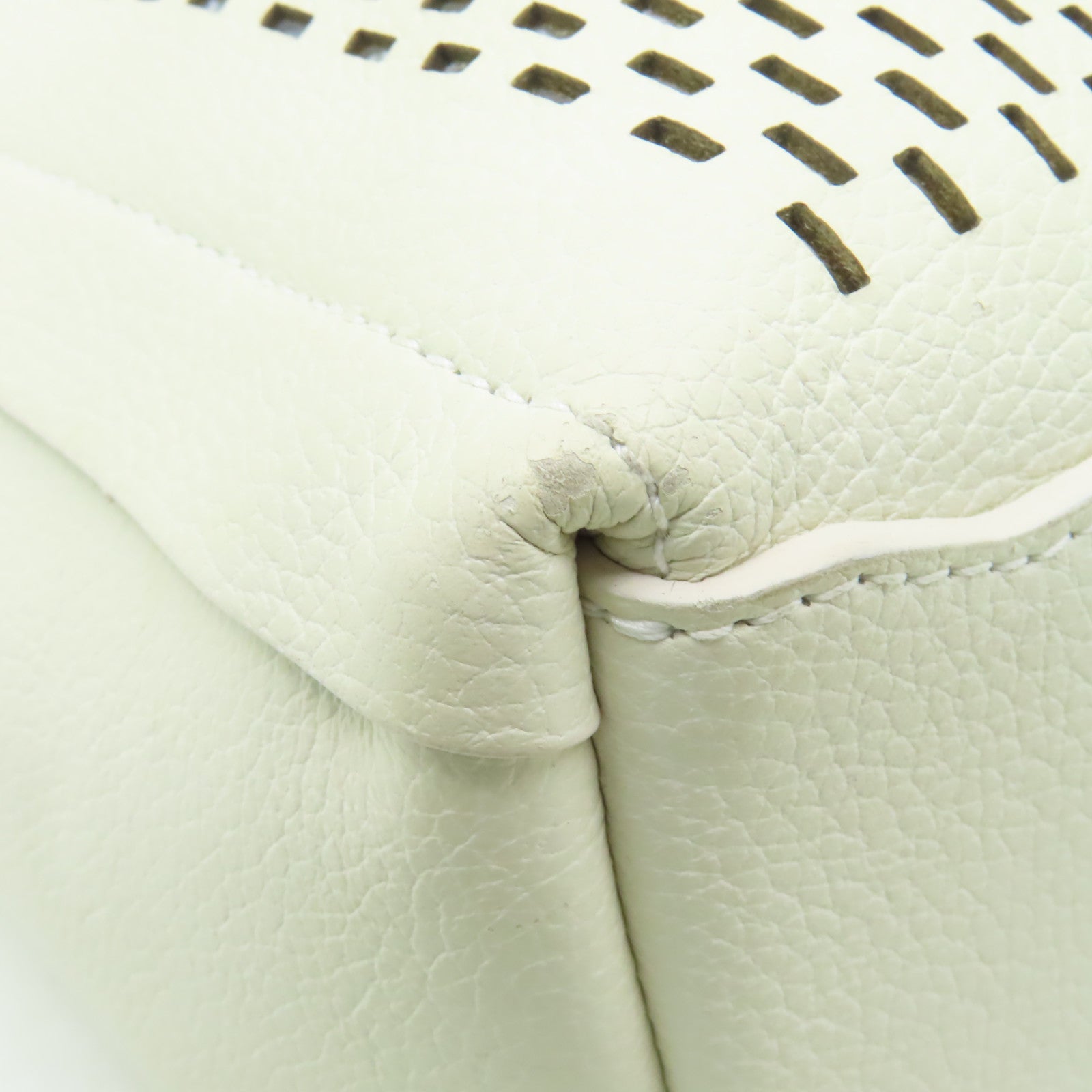 Furla 牛皮皮革Shoulder Bag金扣手挽肩背兩用袋白色
