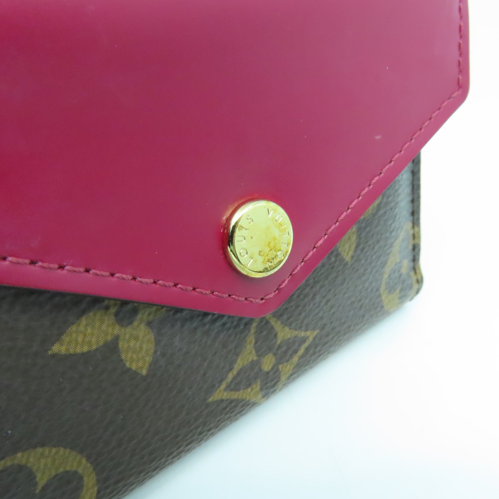 LOUIS VUITTON Monogram Wallet金扣錢包啡色