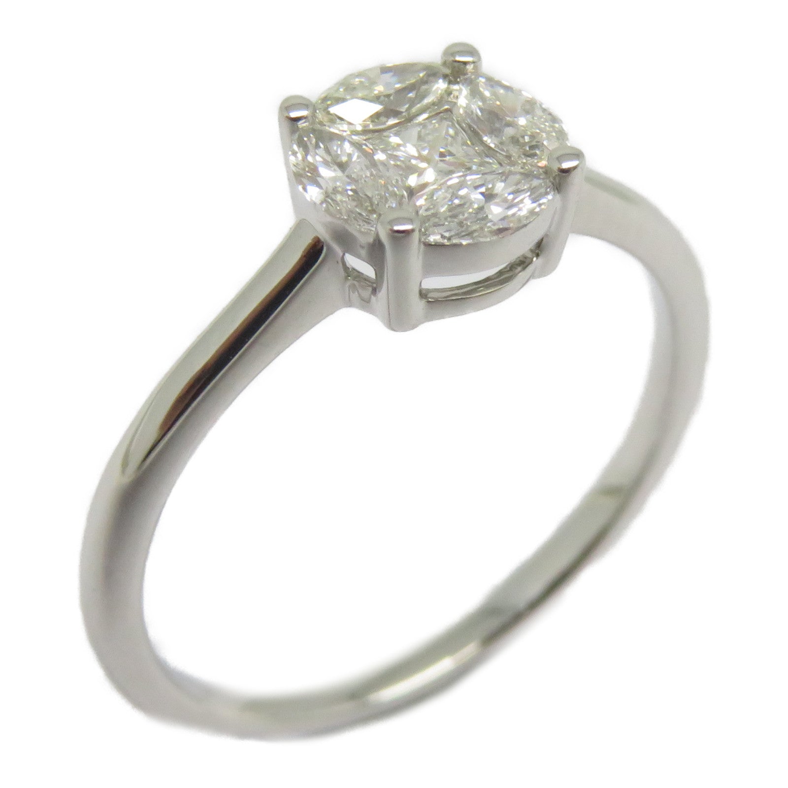 JEWELRY 18K白金Diamond Ring 0.44ct鑽石戒指US#6.5