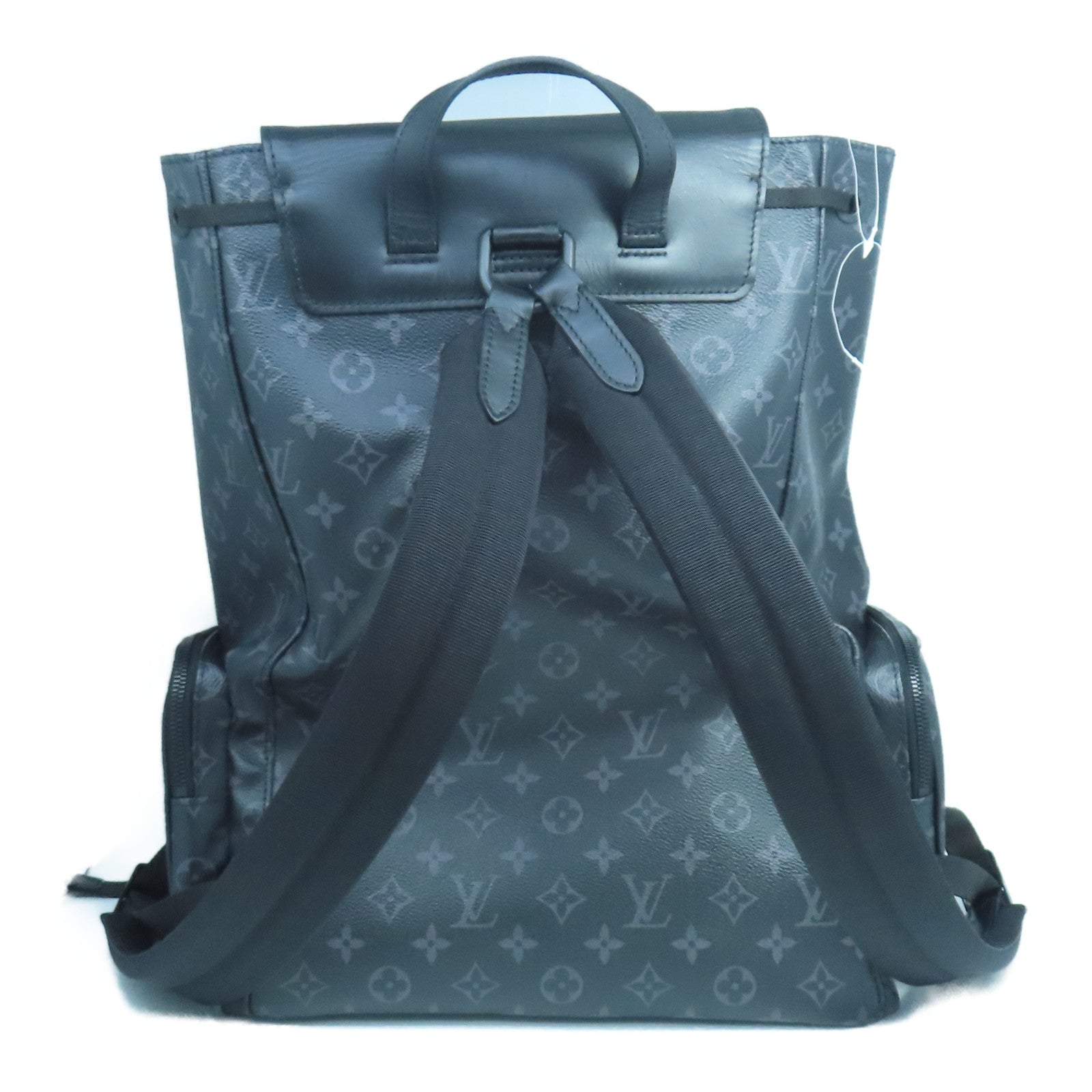 LOUIS VUITTON Monogram Eclipse Backpack Trio Silver Buckle Backpack Bl Brand Off Hong Kong Online Store LOUIS VUITTON Monogram Eclipse Backpack Trio Silver Buckle Backpack Bl Brand Off Hong Kong Online Store