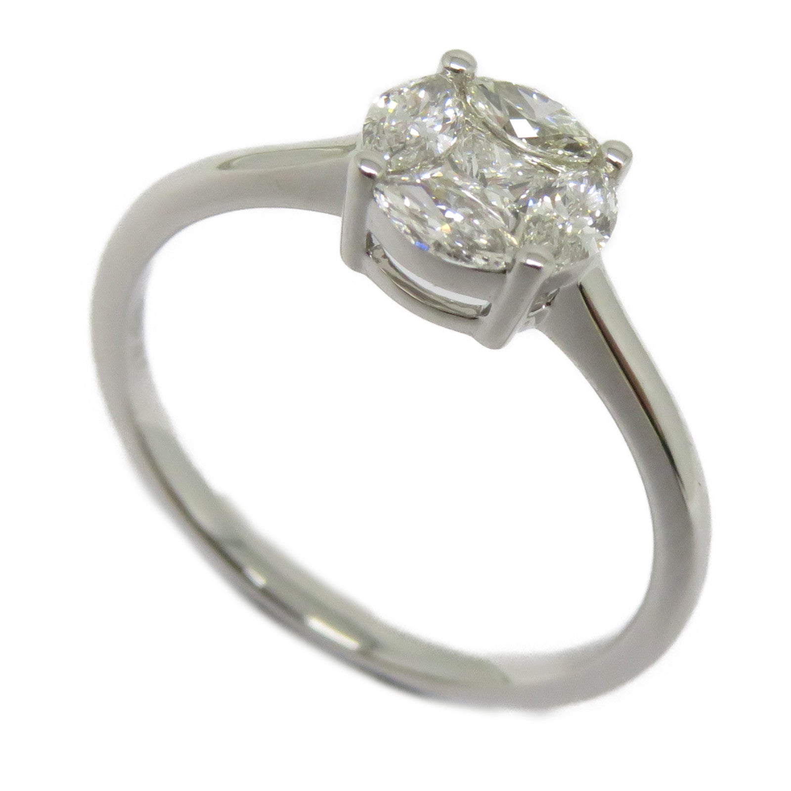 JEWELRY 18K白金Diamond Ring 0.44ct鑽石戒指US#6.5