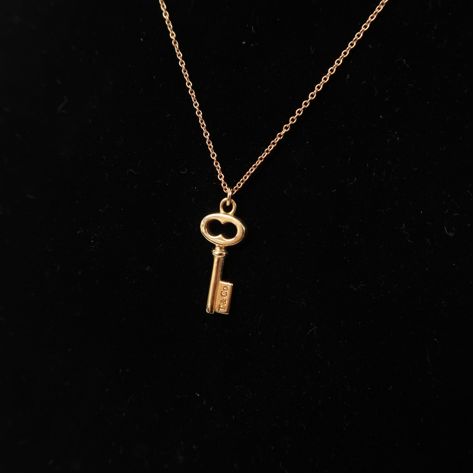 TIFFANY＆CO 18K黃金Key Necklace項鍊