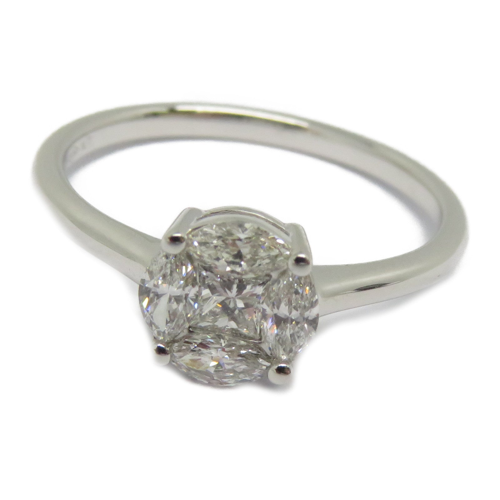 JEWELRY 18K白金Diamond Ring 0.44ct鑽石戒指US#6.5