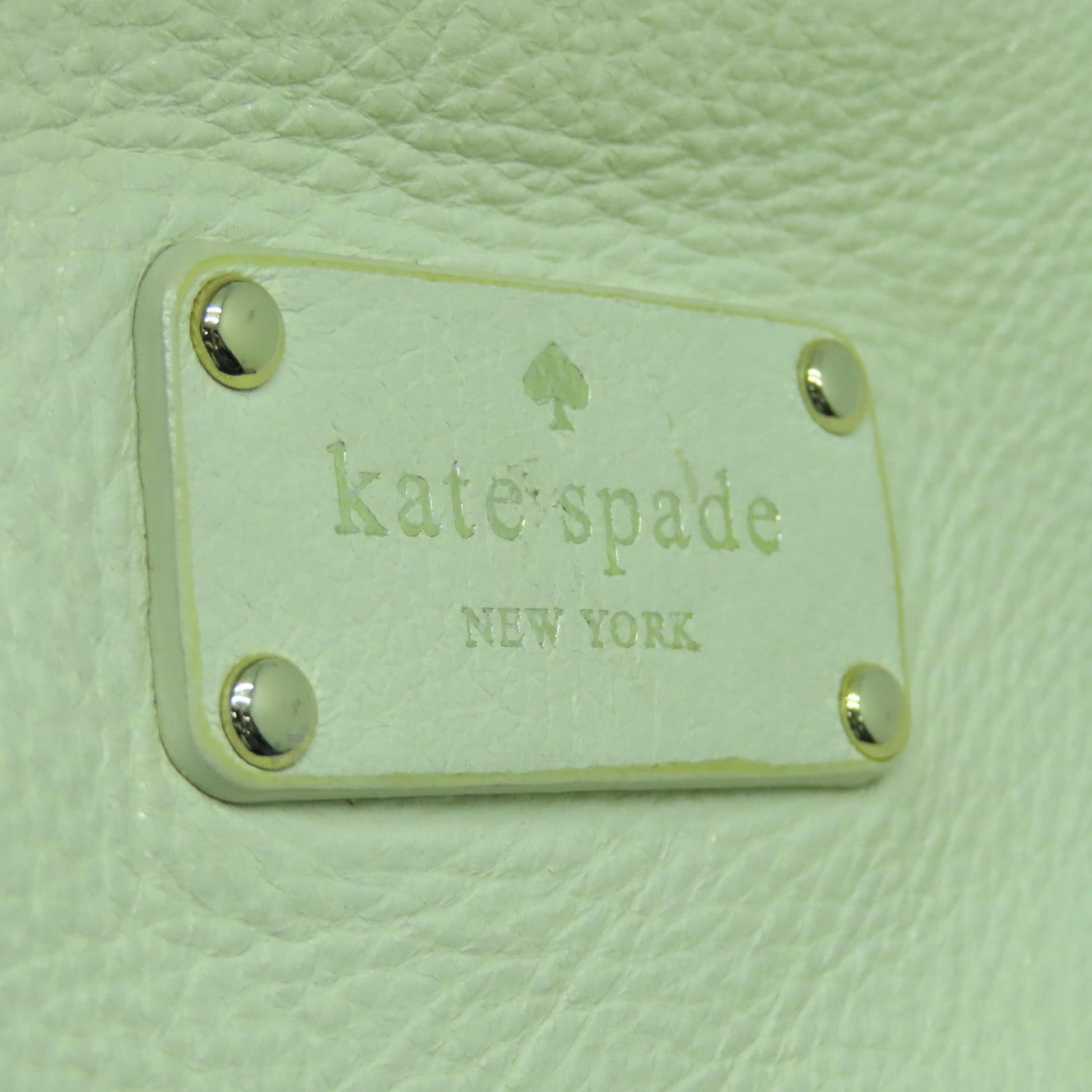 Kate Spade 牛皮皮革Shoulder Bag金扣肩背袋白色