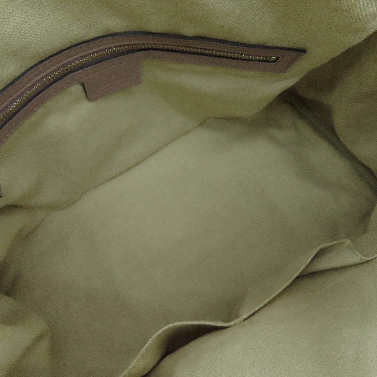 GUCCI 帆布Boston Bag金扣手挽肩背兩用袋米色/紫色