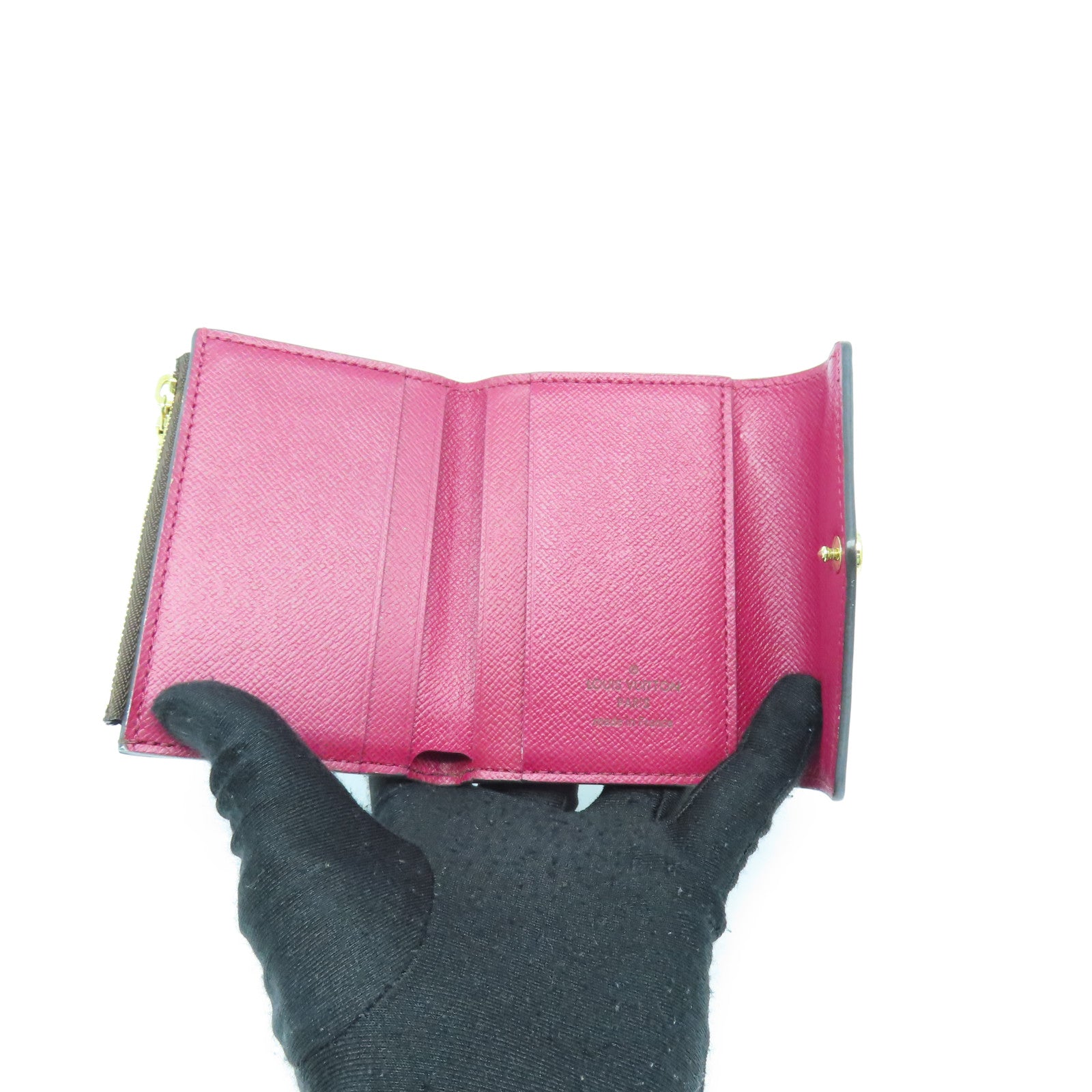 LOUIS VUITTON Monogram Wallet金扣錢包啡色