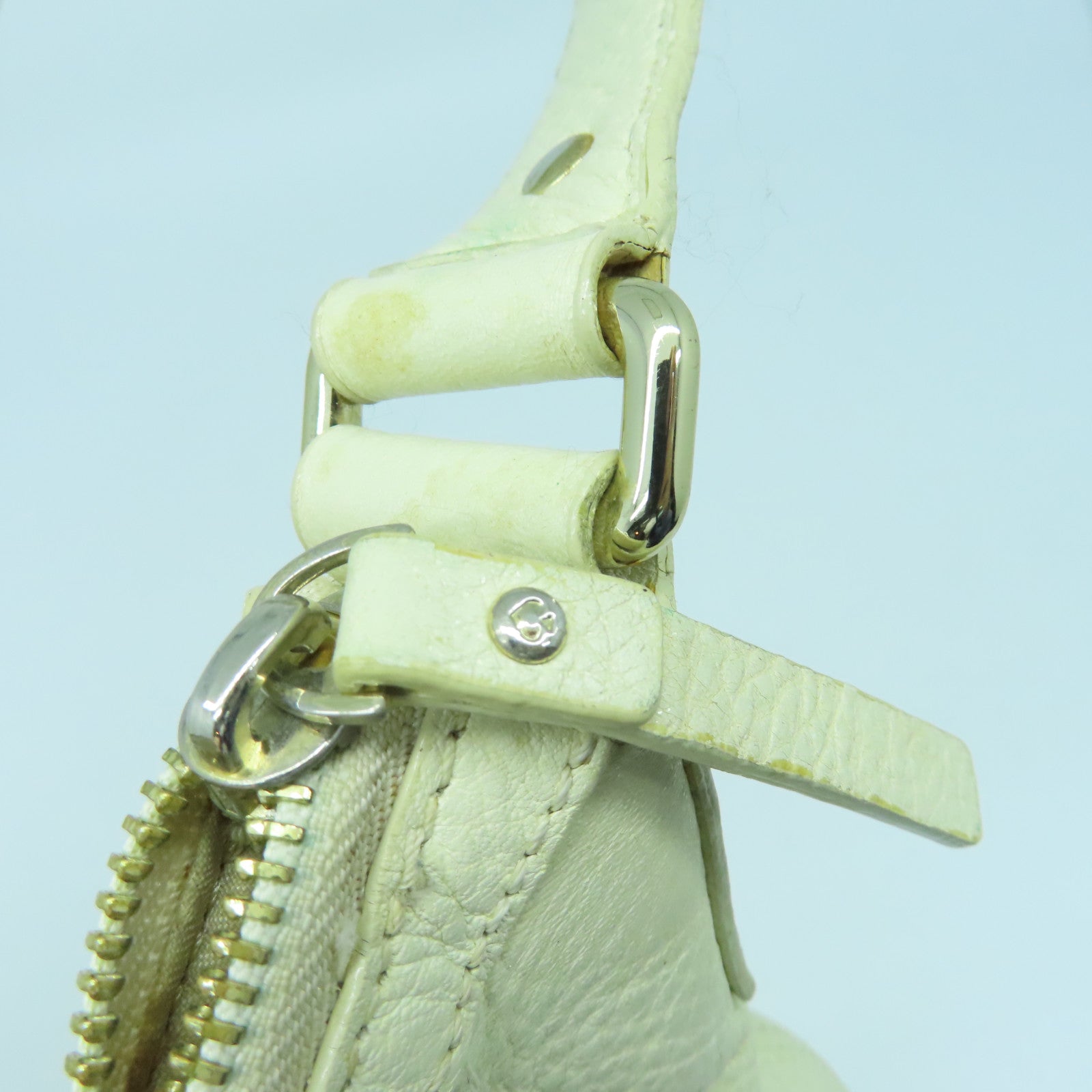 Kate Spade 牛皮皮革Shoulder Bag金扣肩背袋白色