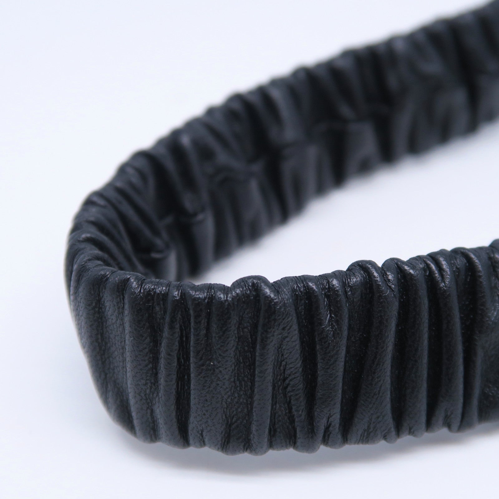 CHANEL 【激減優惠】羊皮皮革Belt金扣皮帶黑色