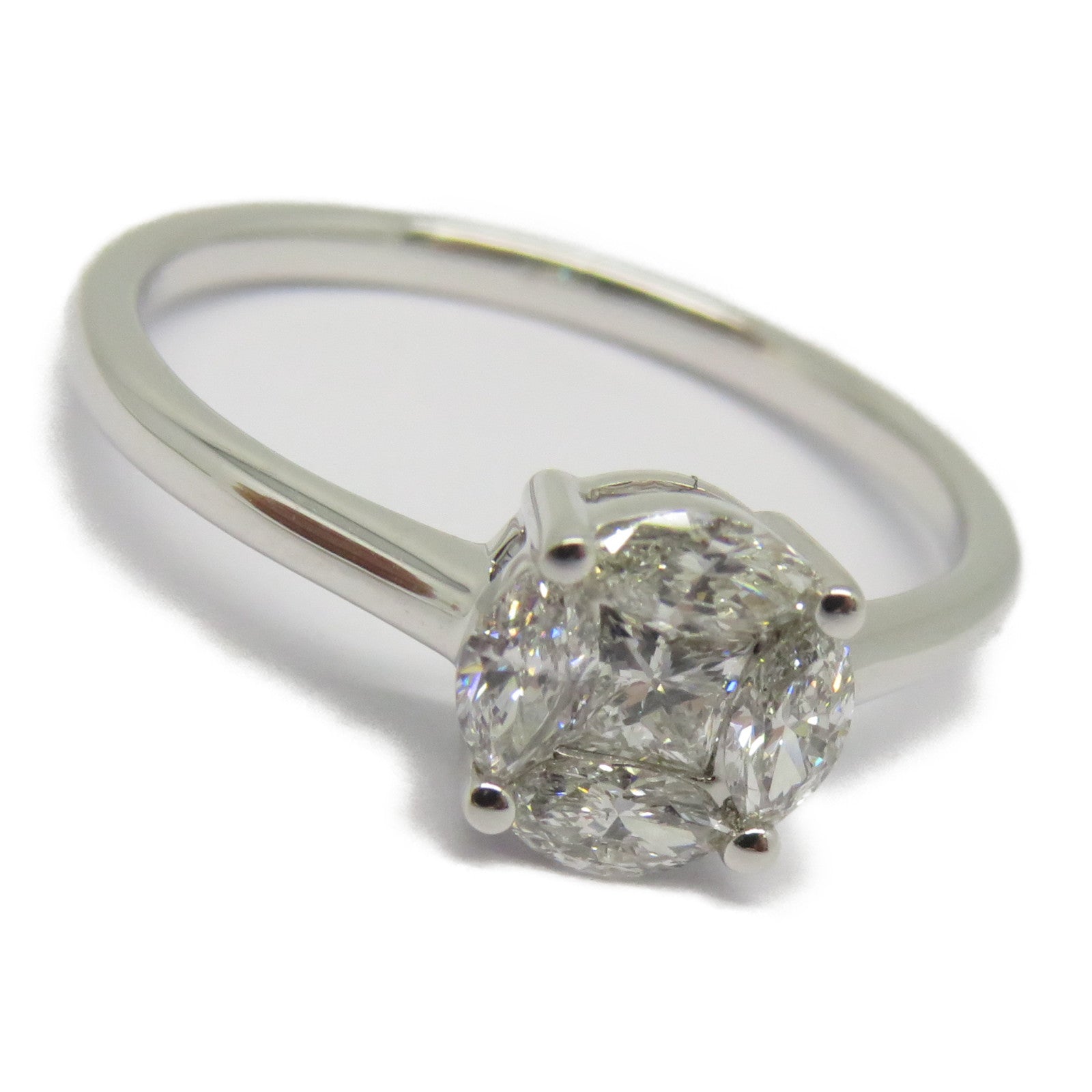 JEWELRY 18K白金Diamond Ring 0.44ct鑽石戒指US#6.5