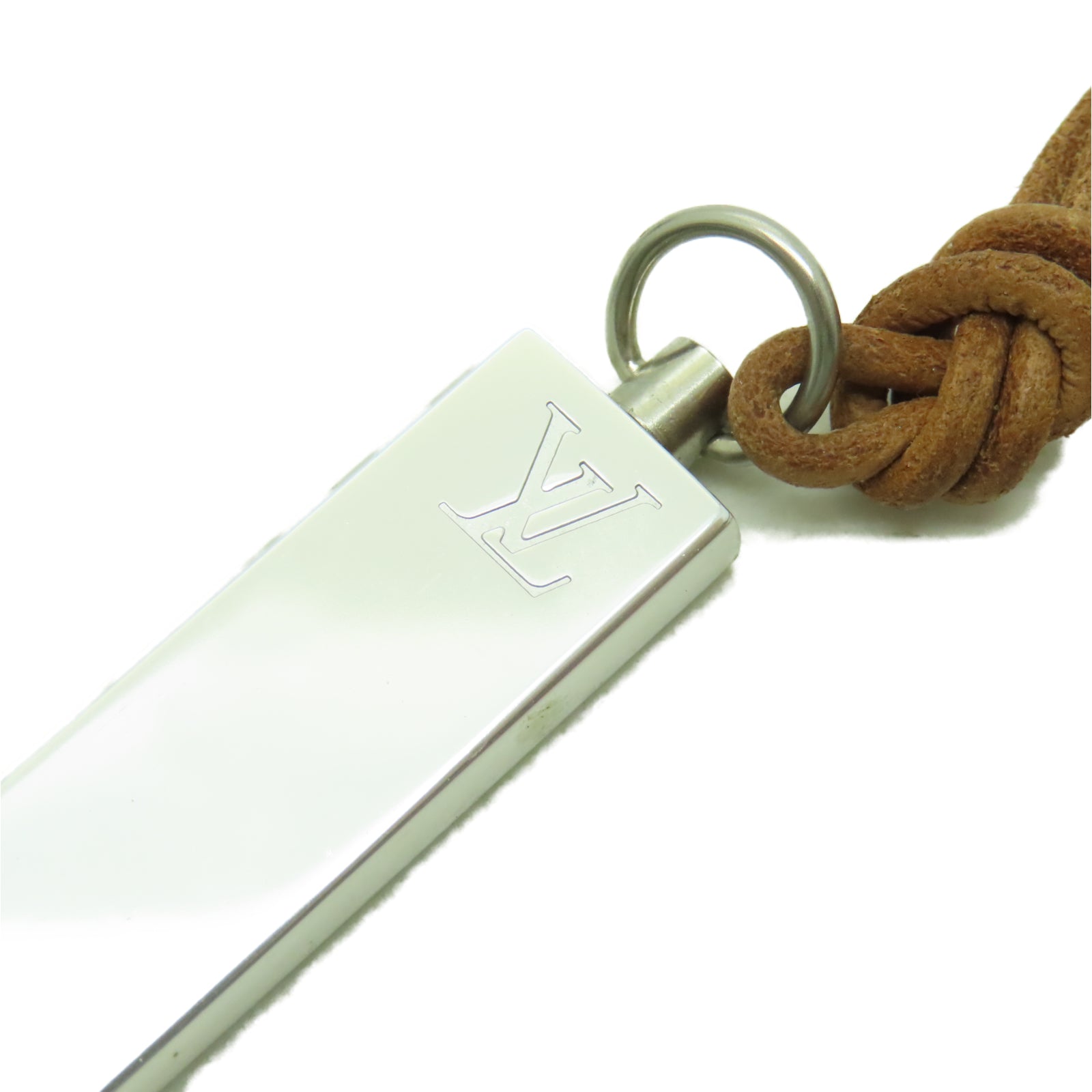 LOUIS VUITTON 金屬Cup 2000 Limited Whistle Necklace項鍊銀色