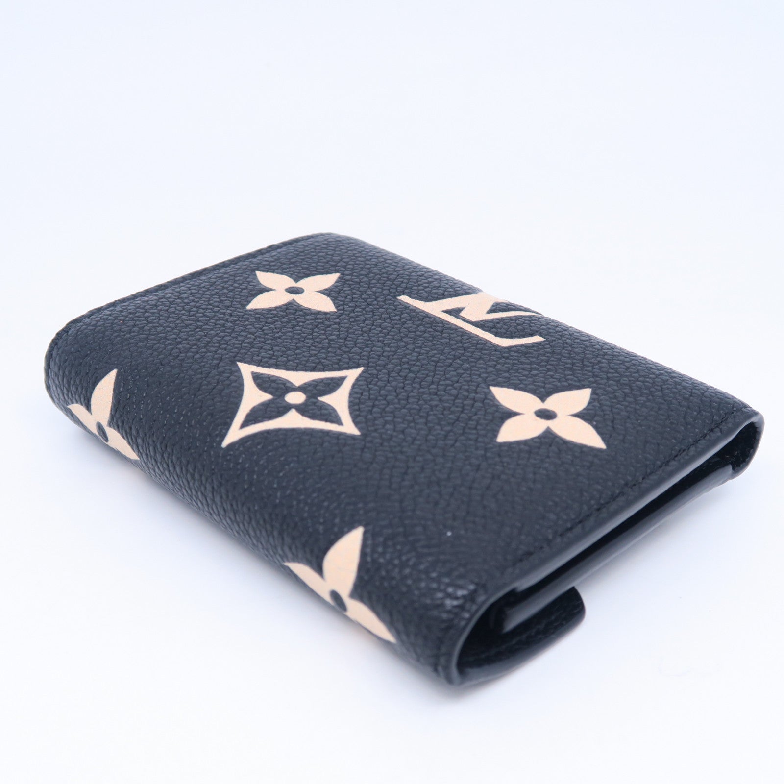 LOUIS VUITTON Monogram Empreinte Wallet金扣錢包黑色