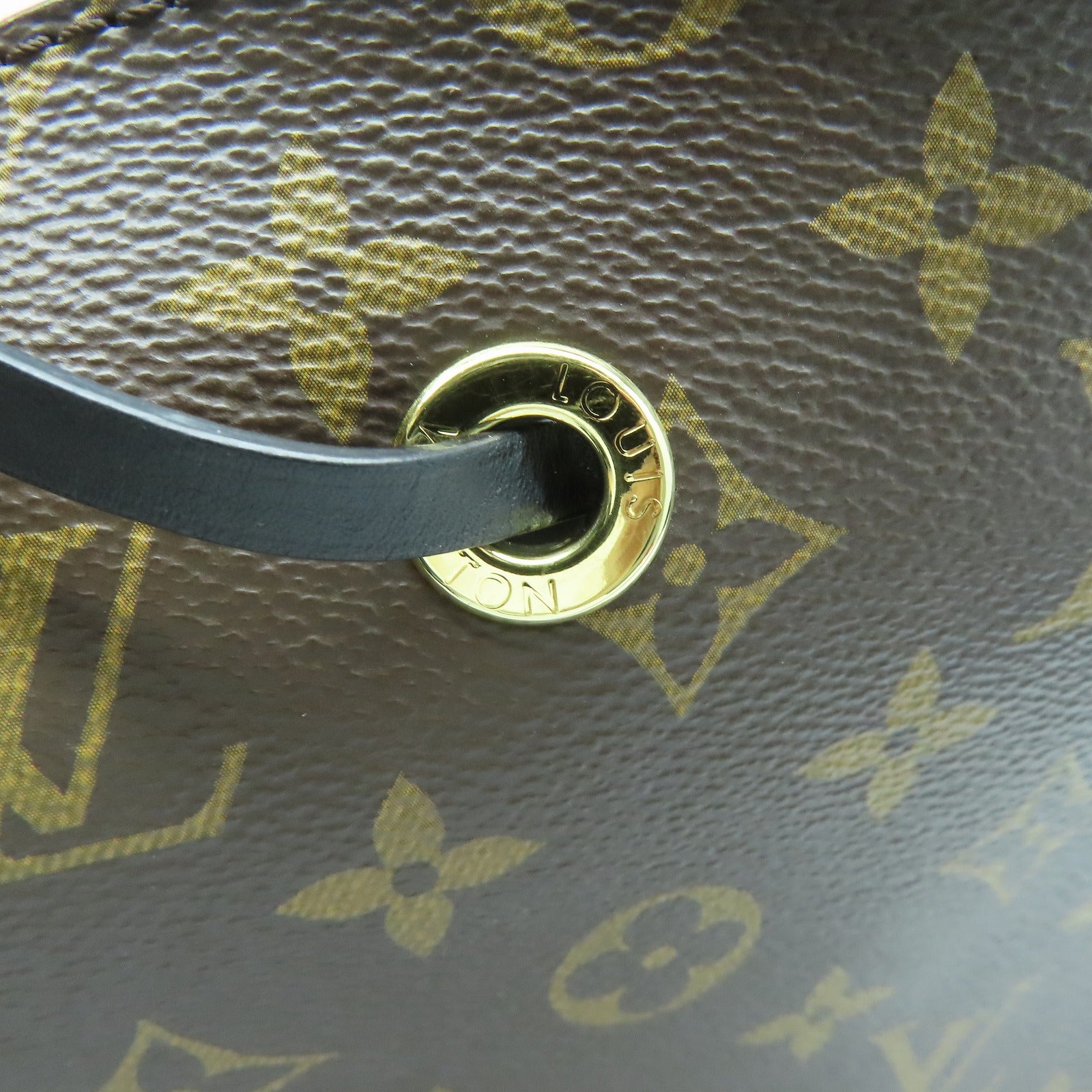LOUIS VUITTON Monogram Neo Noe MM金扣肩背袋啡色