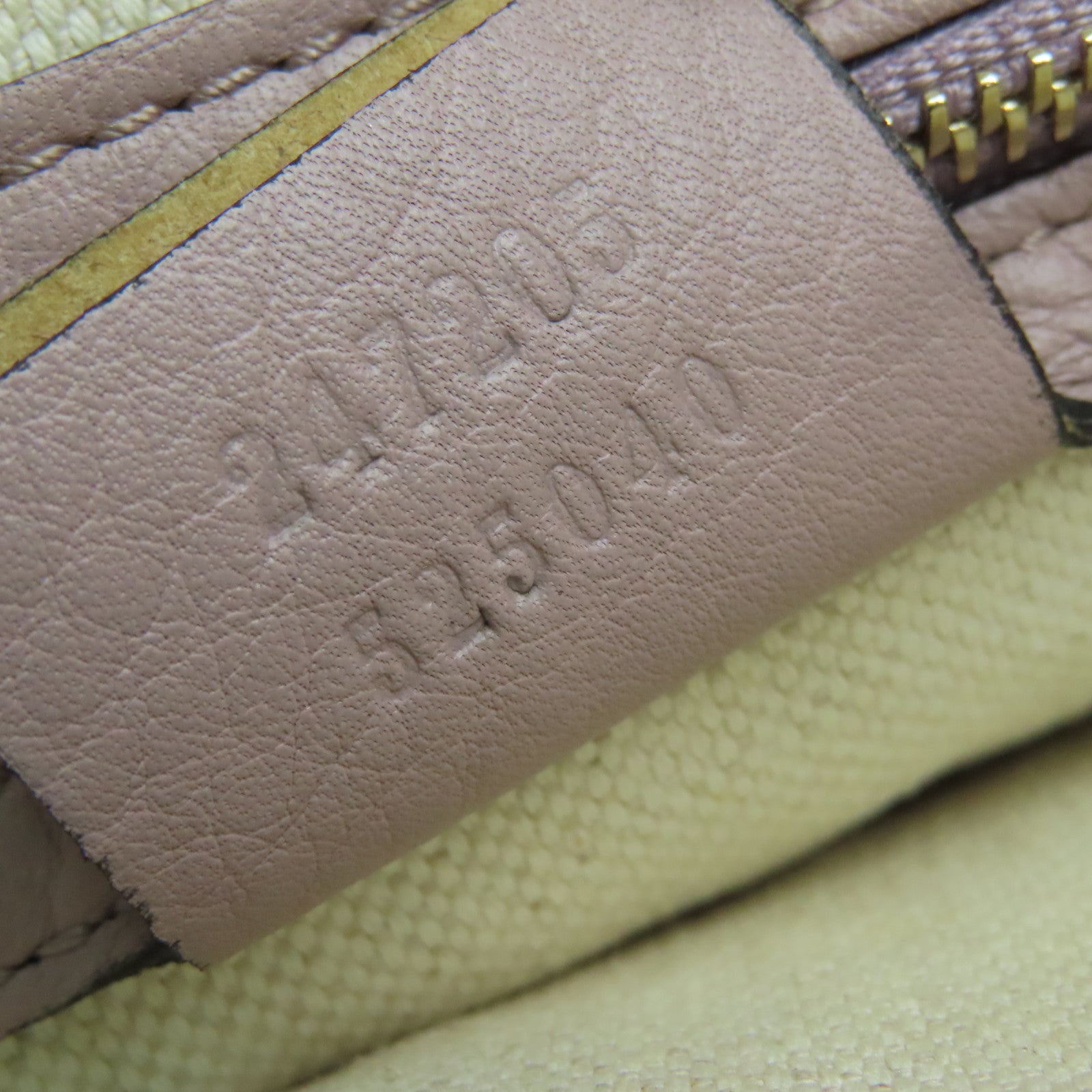 GUCCI 帆布Boston Bag金扣手挽肩背兩用袋米色/紫色