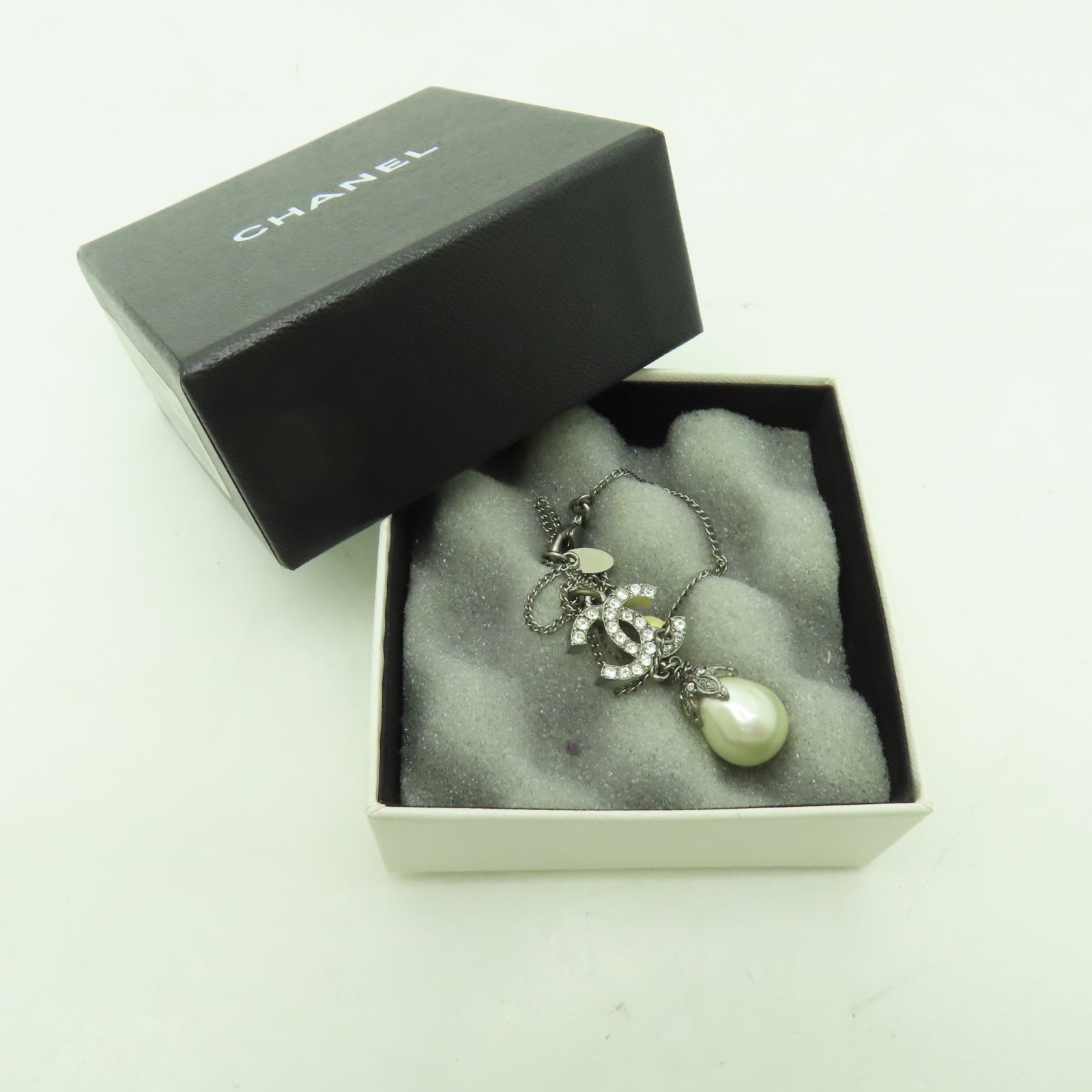 CHANEL PVC/金屬Necklace項鍊銀色