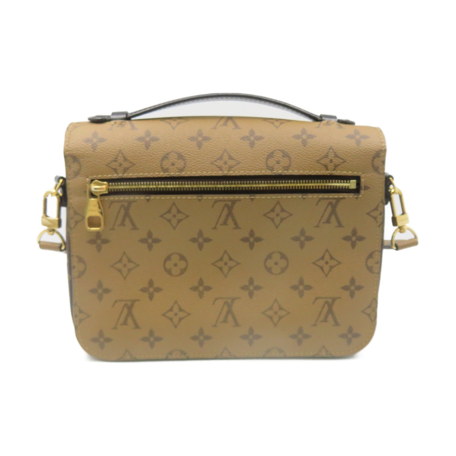 LOUIS VUITTON Monogram Pochette Metis 2Way Shoulder Bag手挽肩背兩用袋啡色