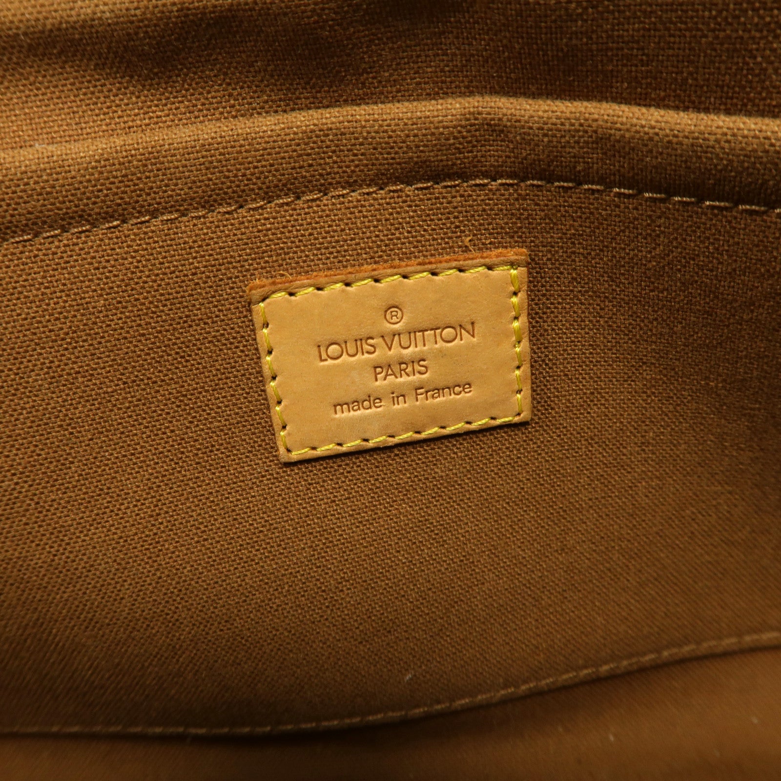 LOUIS VUITTON Monogram Popincourt金扣手挽袋啡色