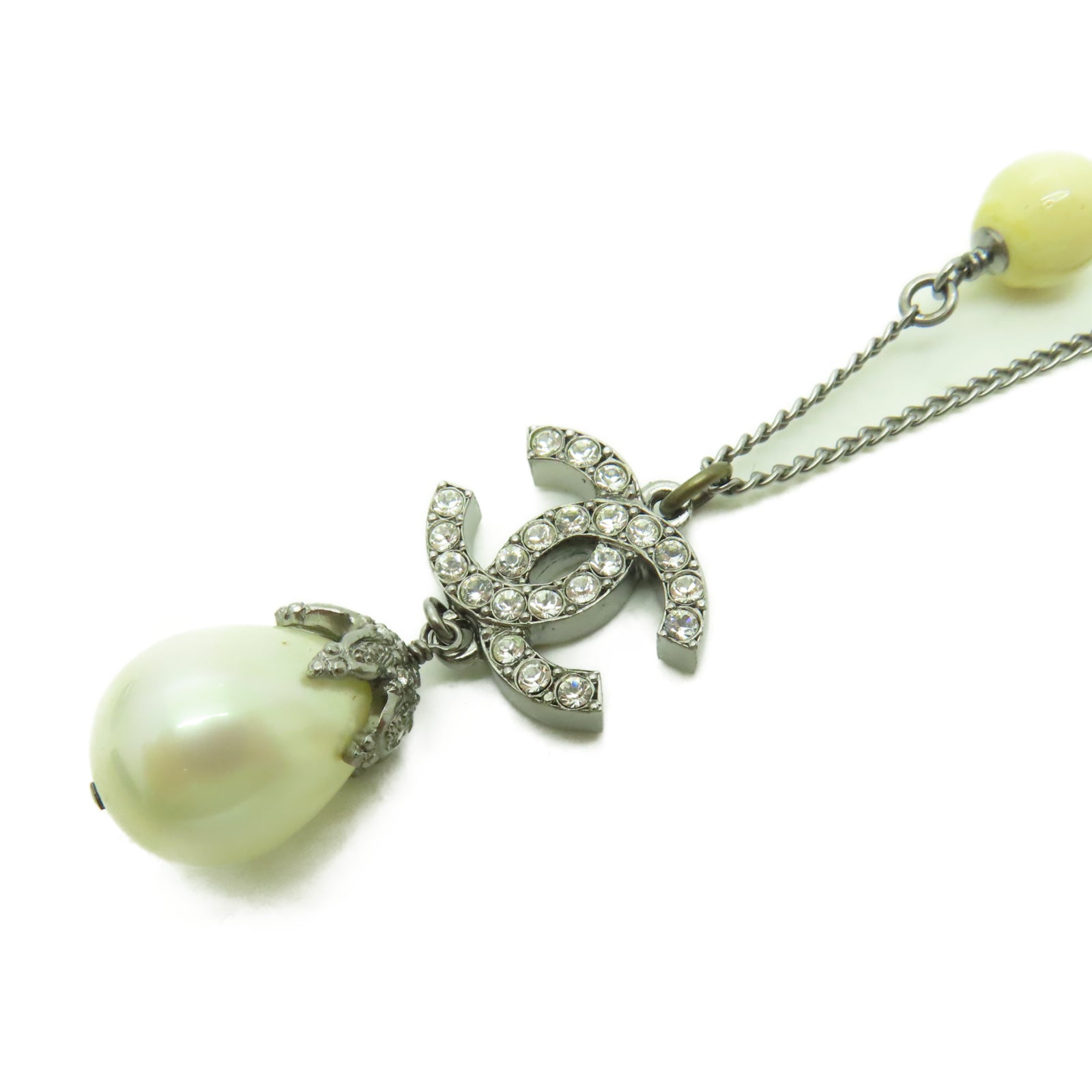 CHANEL PVC/金屬Necklace項鍊銀色