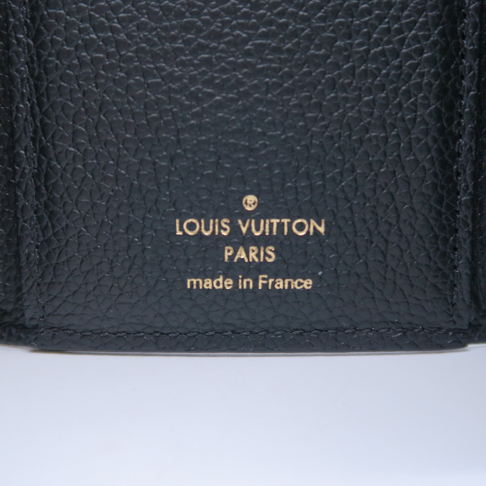 LOUIS VUITTON Monogram Empreinte Wallet金扣錢包黑色