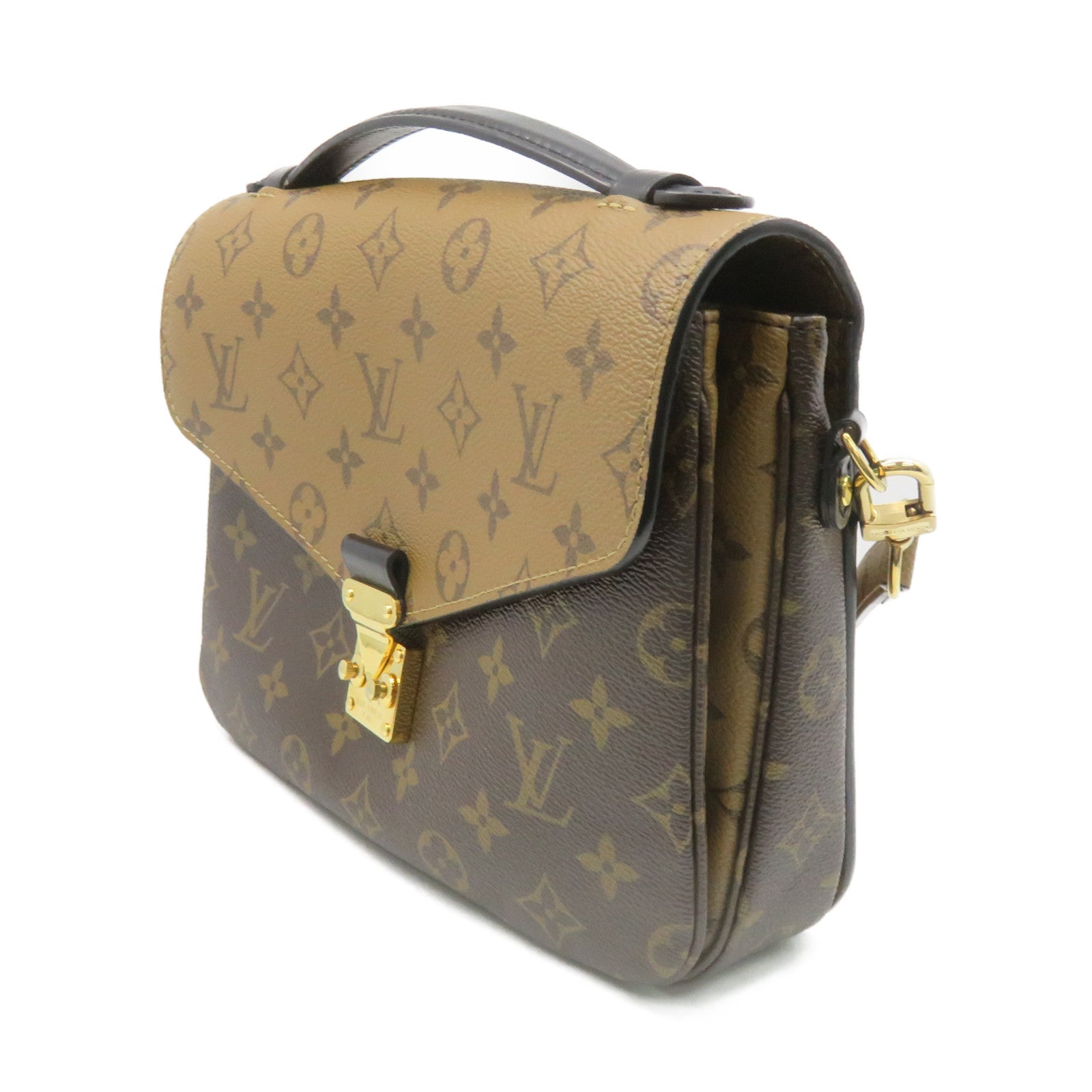 LOUIS VUITTON Monogram Pochette Metis 2Way Shoulder Bag手挽肩背兩用袋啡色