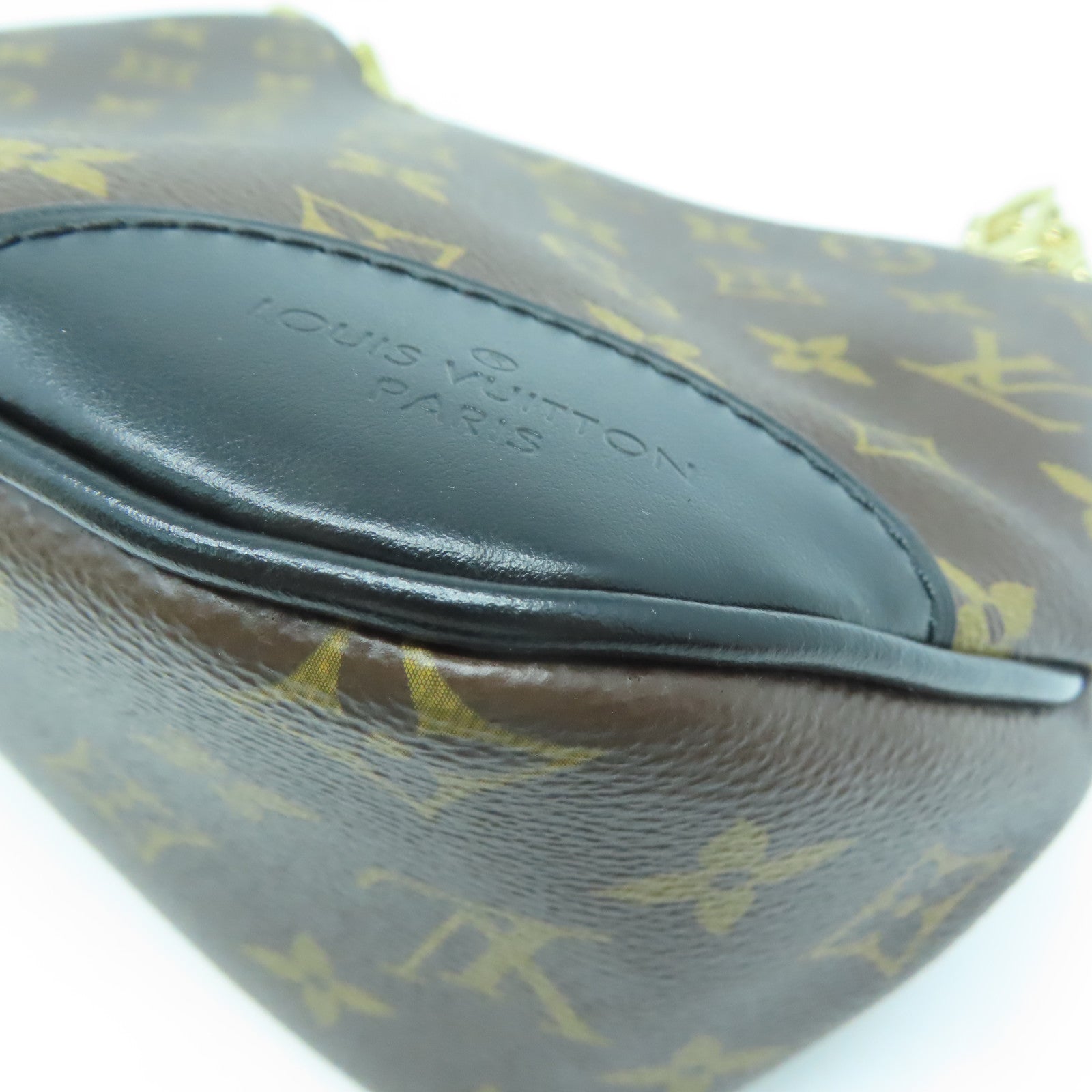 LOUIS VUITTON Monogram Boulogne金扣肩背袋啡色