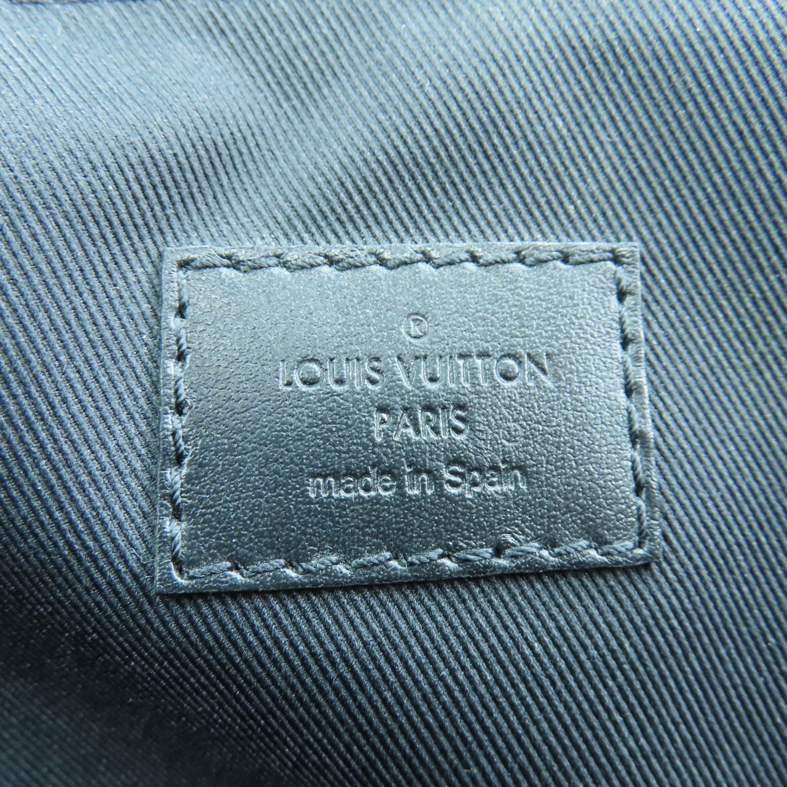 LOUIS VUITTON Monogram Eclipse Backpack Trio銀扣背包黑色