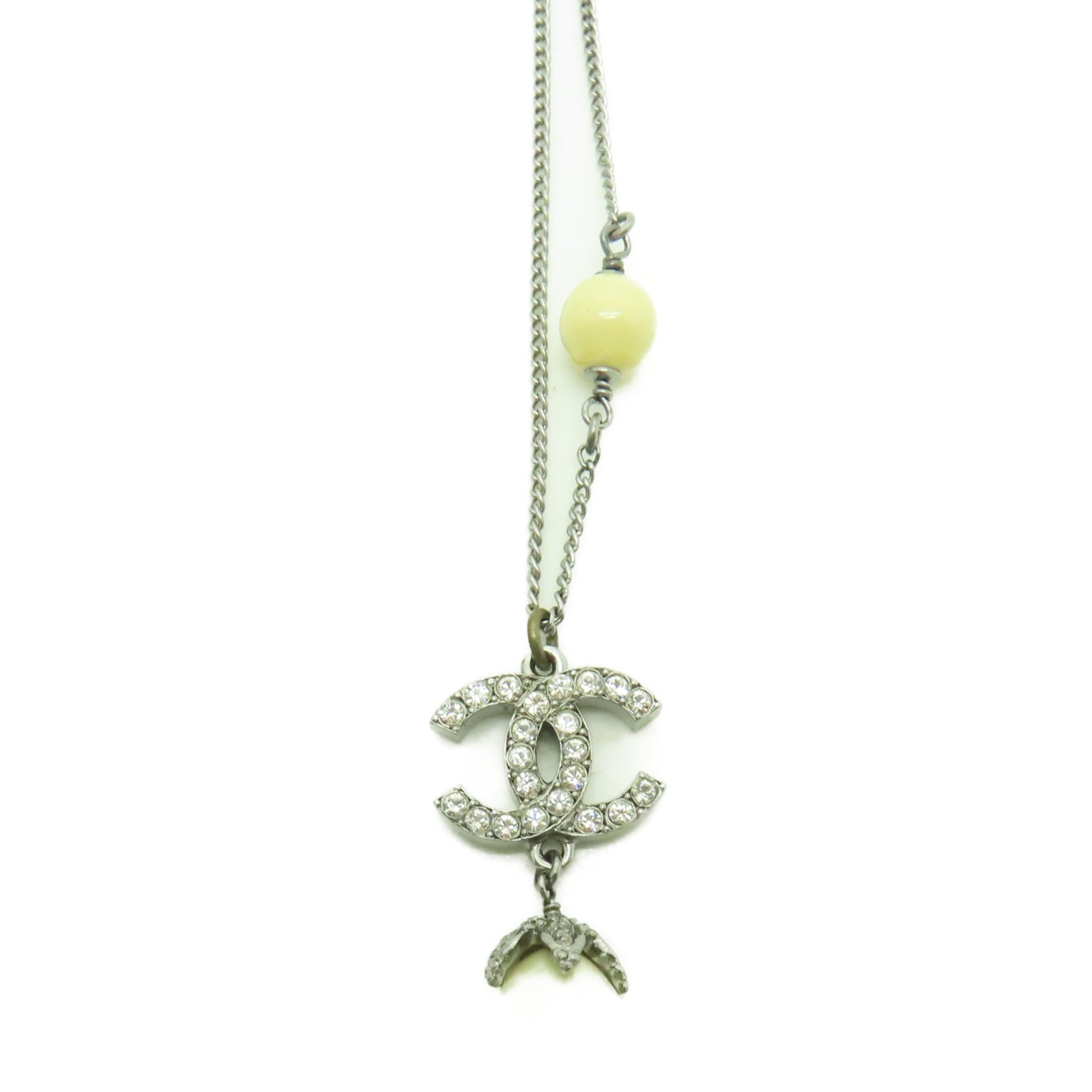 CHANEL PVC/金屬Necklace項鍊銀色