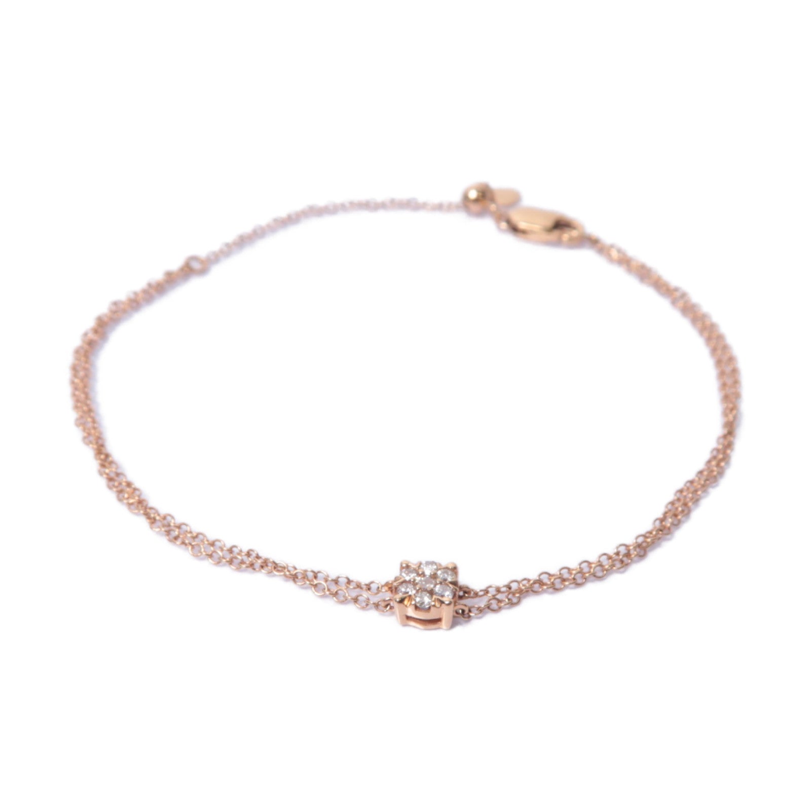 JEWELRY 18K玫瑰金Diamond Bracelet鑽石手鏈