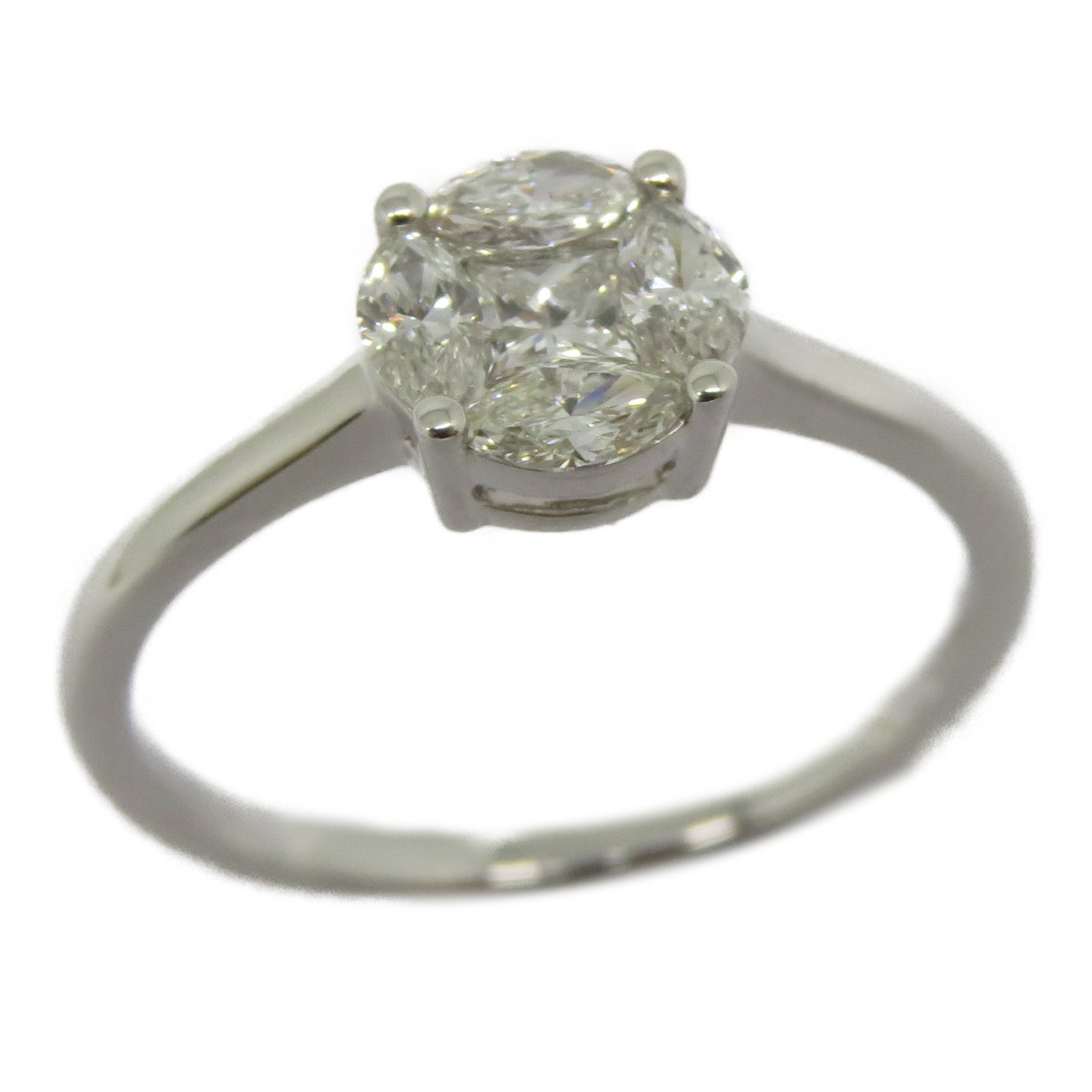 JEWELRY 18K白金Diamond Ring 0.44ct鑽石戒指US#6.5