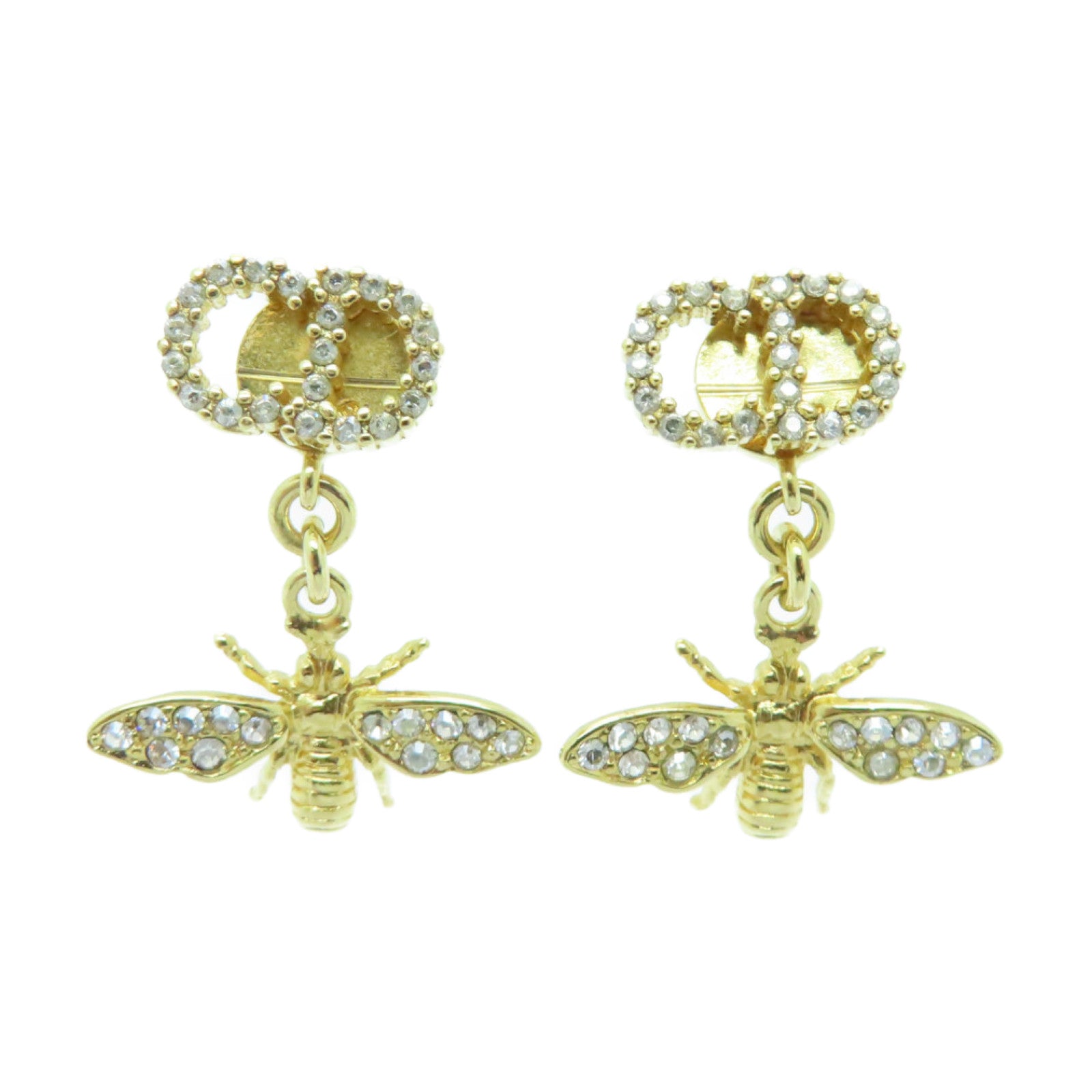 Dior 金屬Earrings耳環金色