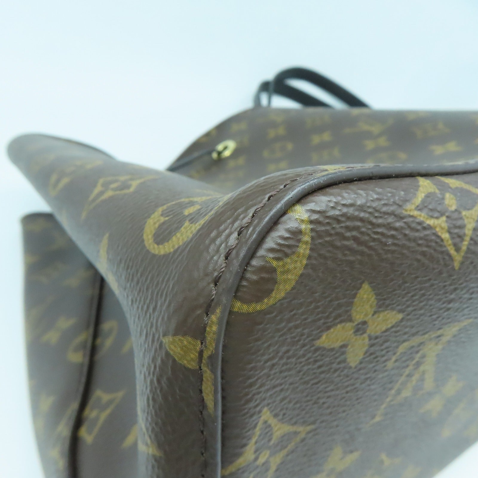 LOUIS VUITTON Monogram Neo Noe MM金扣肩背袋啡色