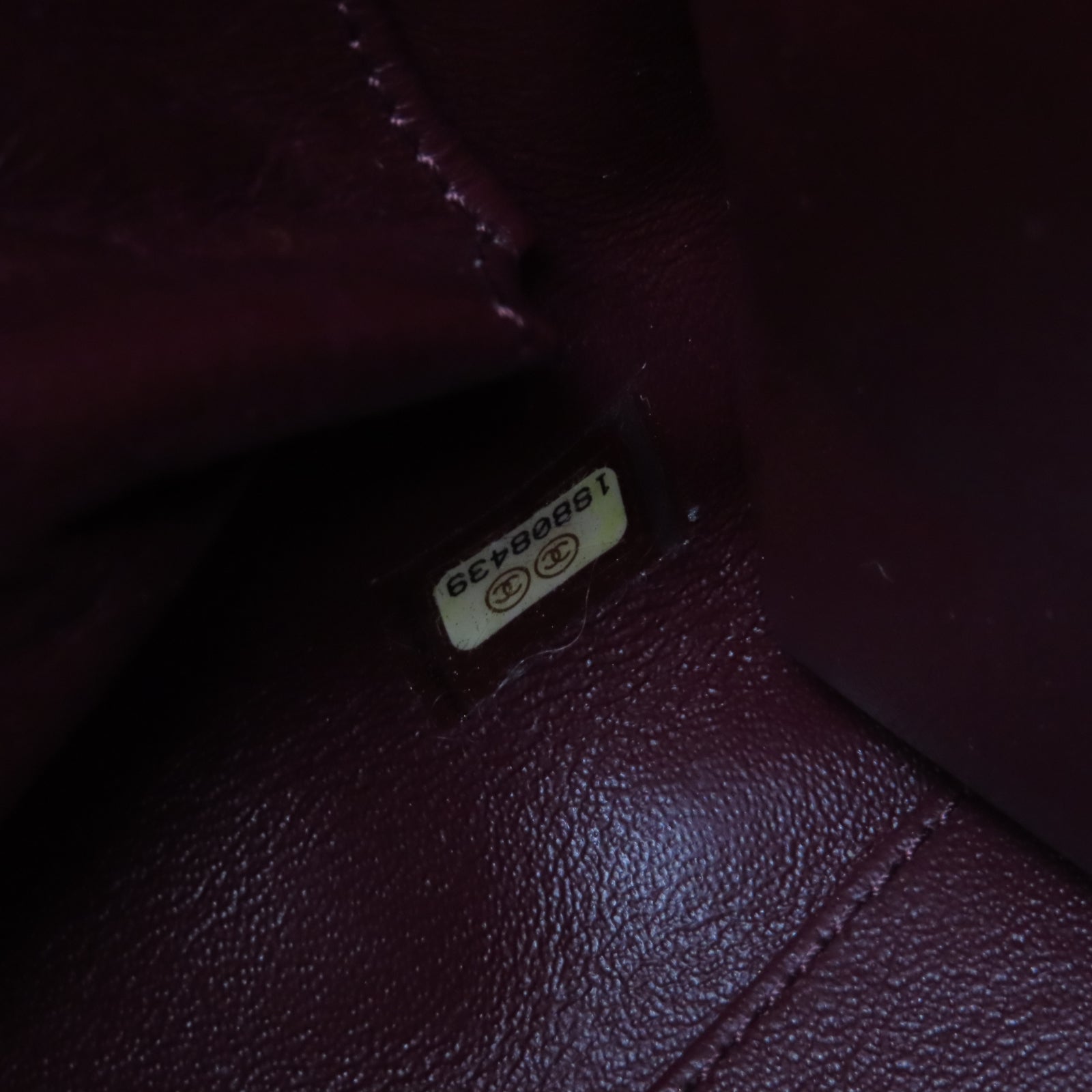 CHANEL 菱格羊皮皮革Chain Shoulder Bag金扣鏈帶肩背袋紅色
