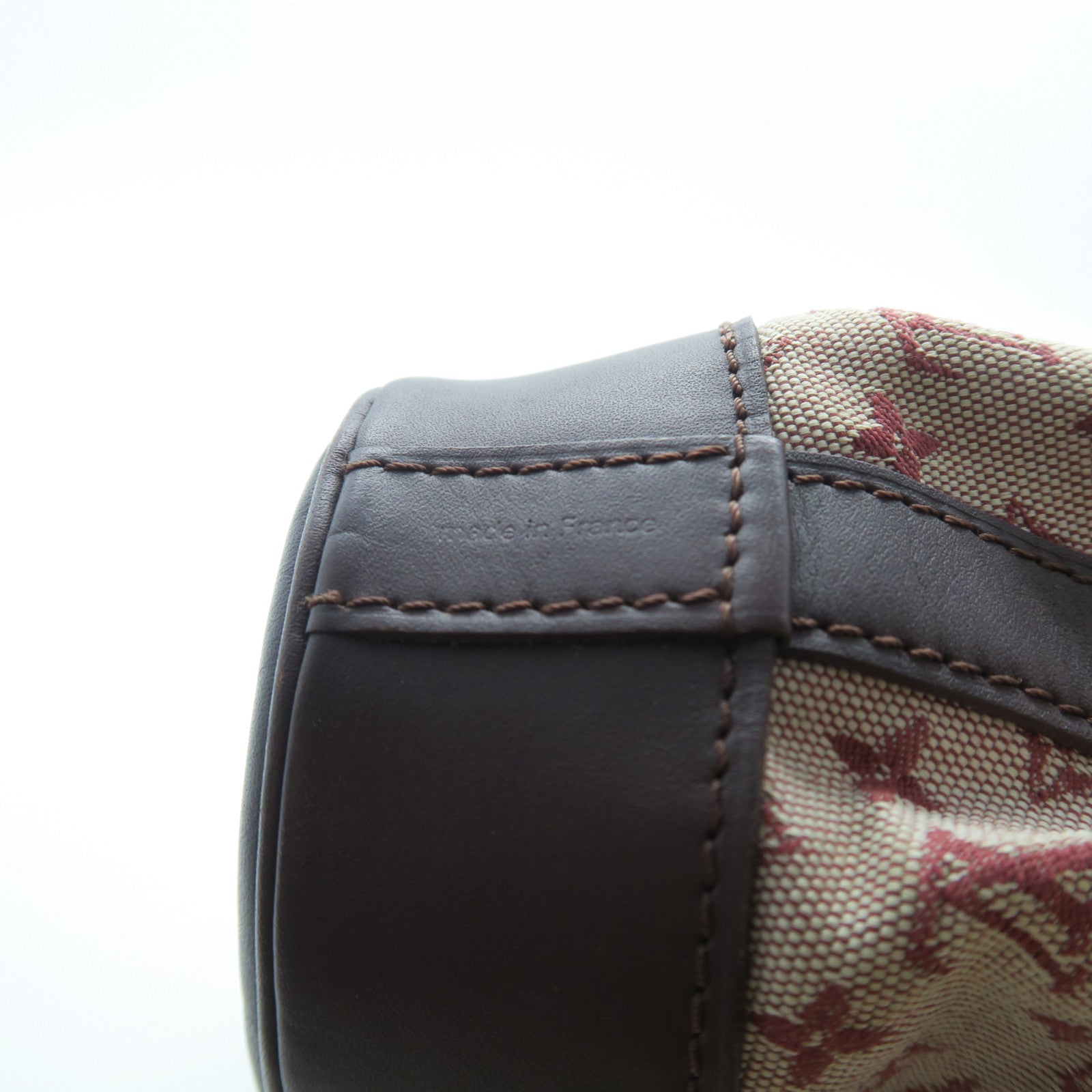 LOUIS VUITTON Monogram Mini Noelie金扣肩背袋紅色
