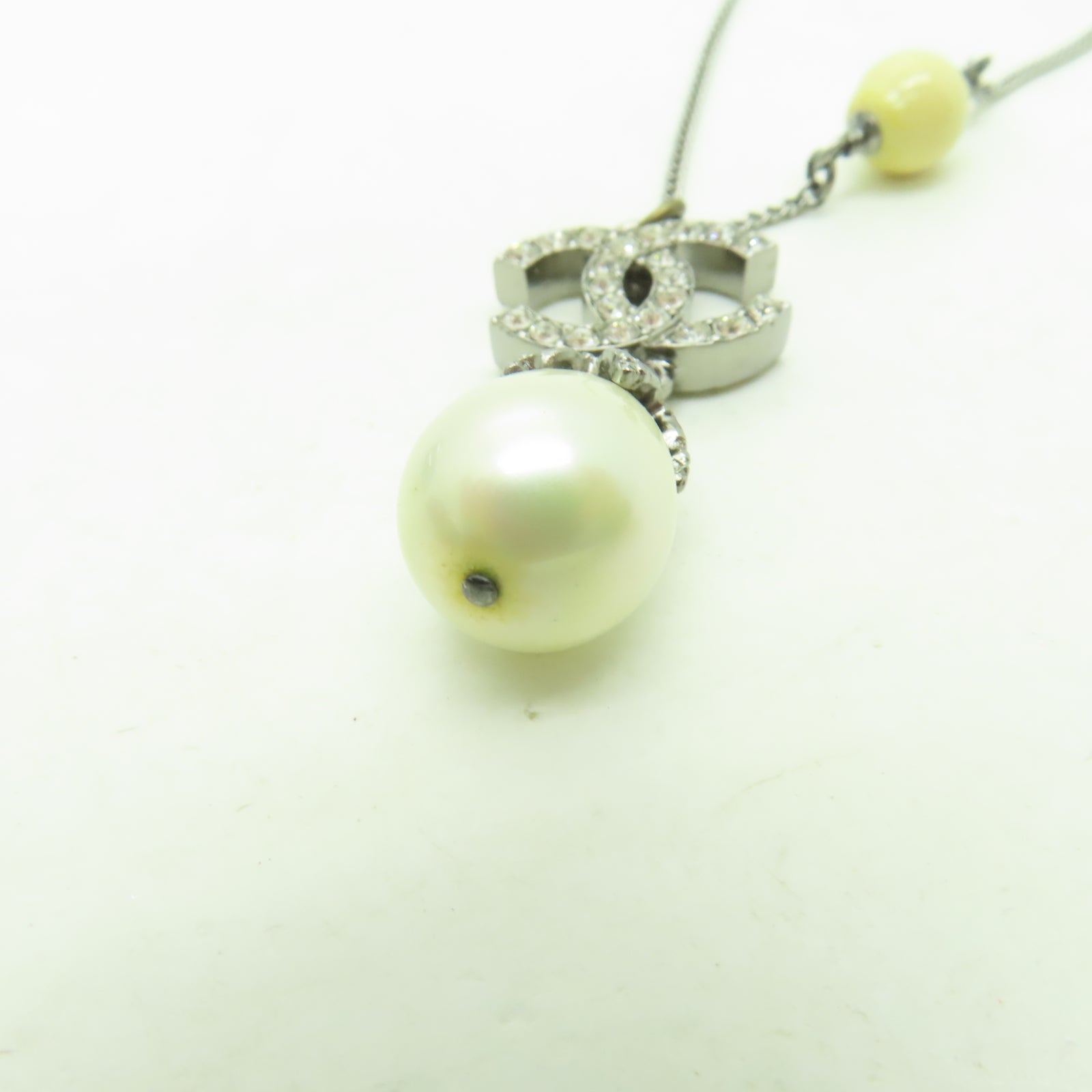 CHANEL PVC/金屬Necklace項鍊銀色