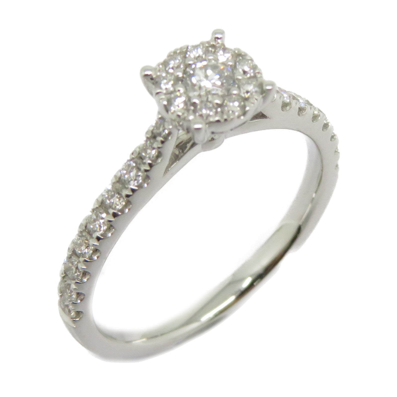 JEWELRY 18K白金Diamond Ring 0.40ct鑽石戒指US#6.5