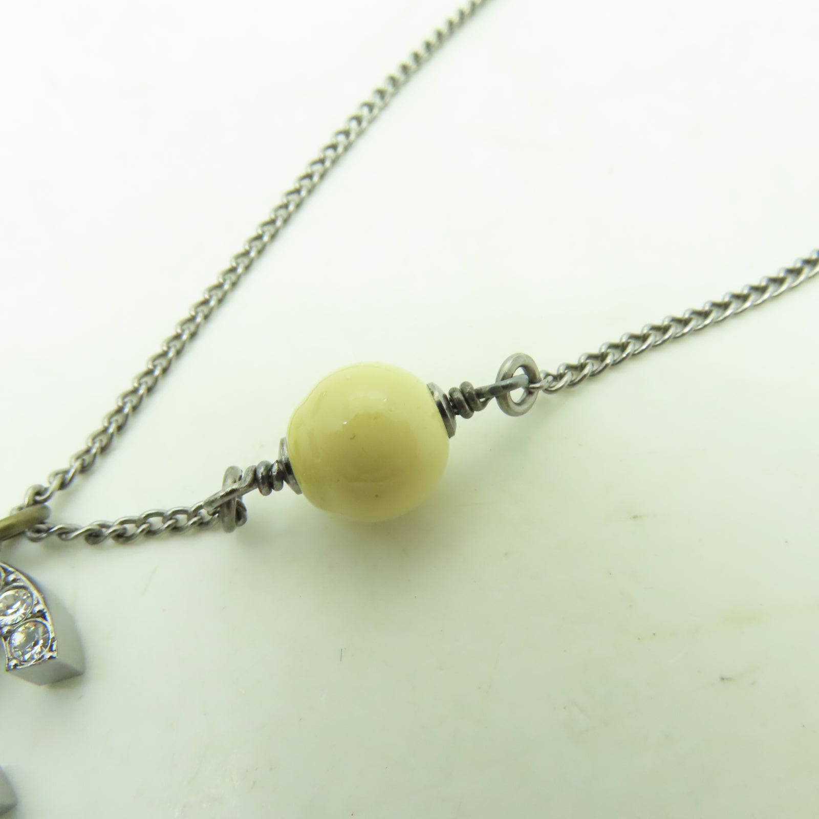 CHANEL PVC/金屬Necklace項鍊銀色