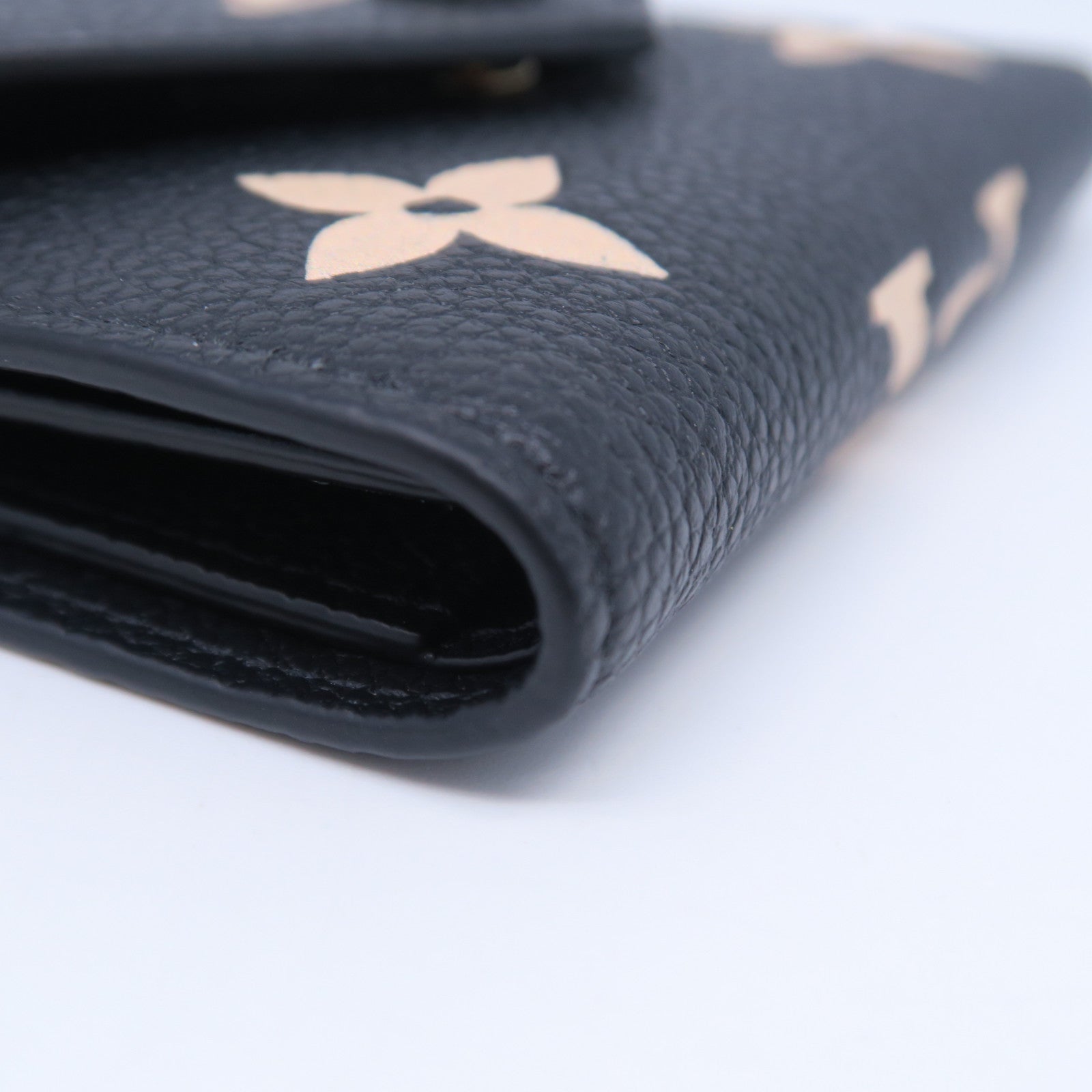 LOUIS VUITTON Monogram Empreinte Wallet金扣錢包黑色