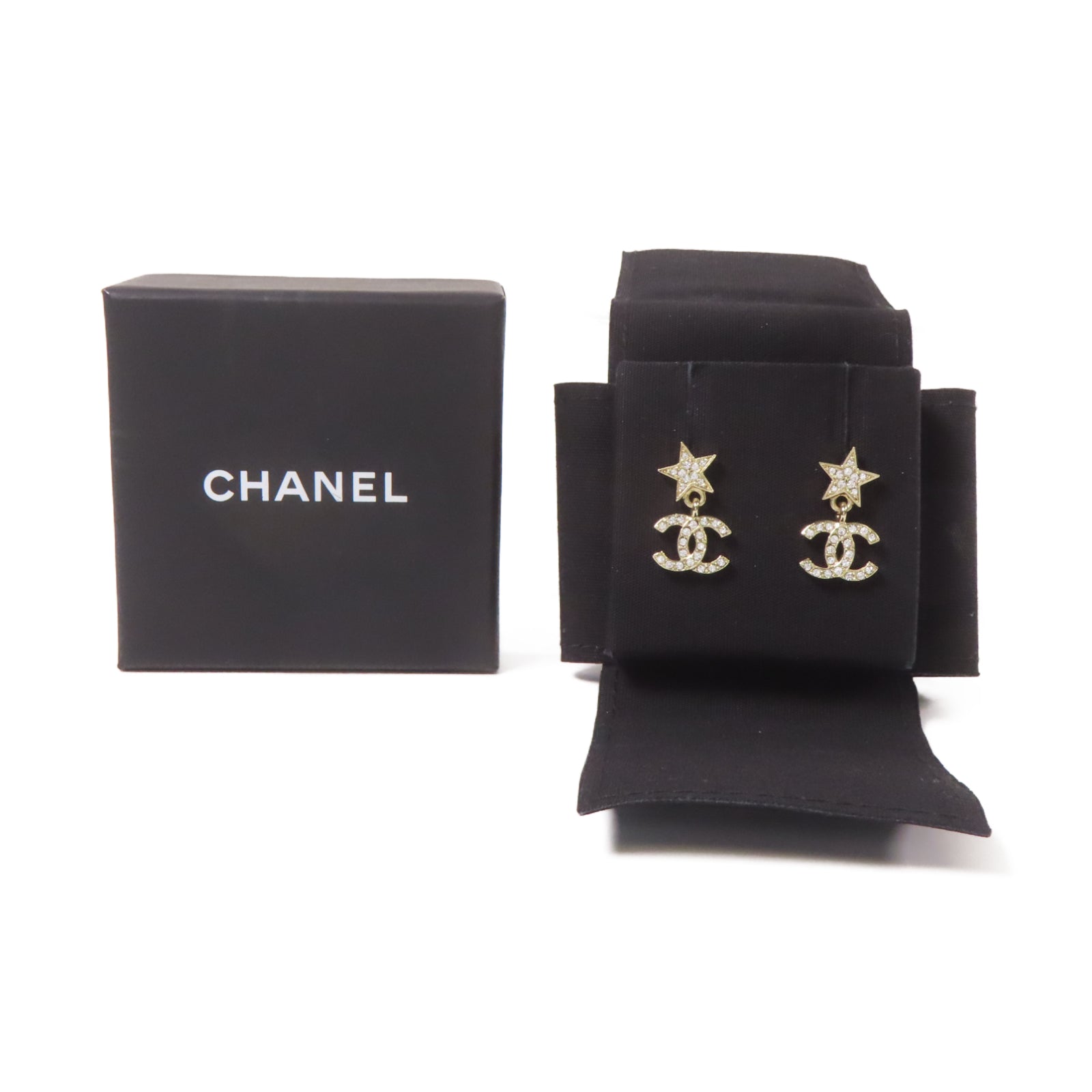 CHANEL 金屬Earrings耳環金色